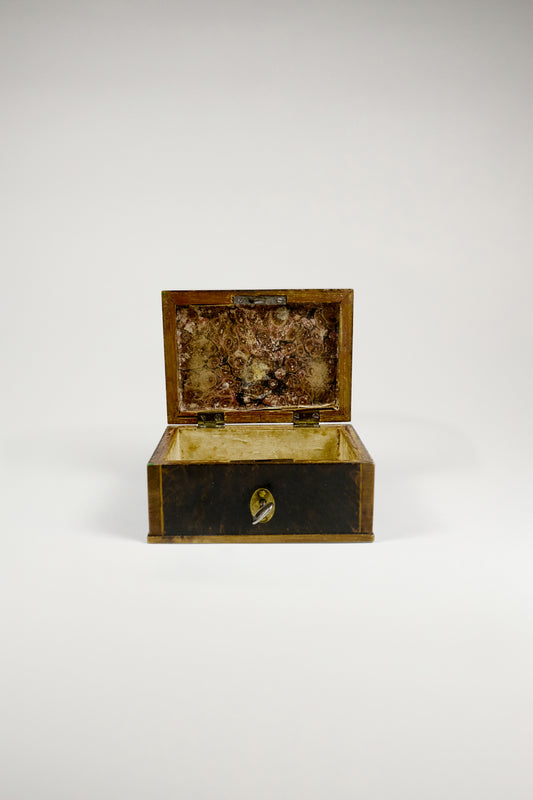 Vintage 1800s Locked Box