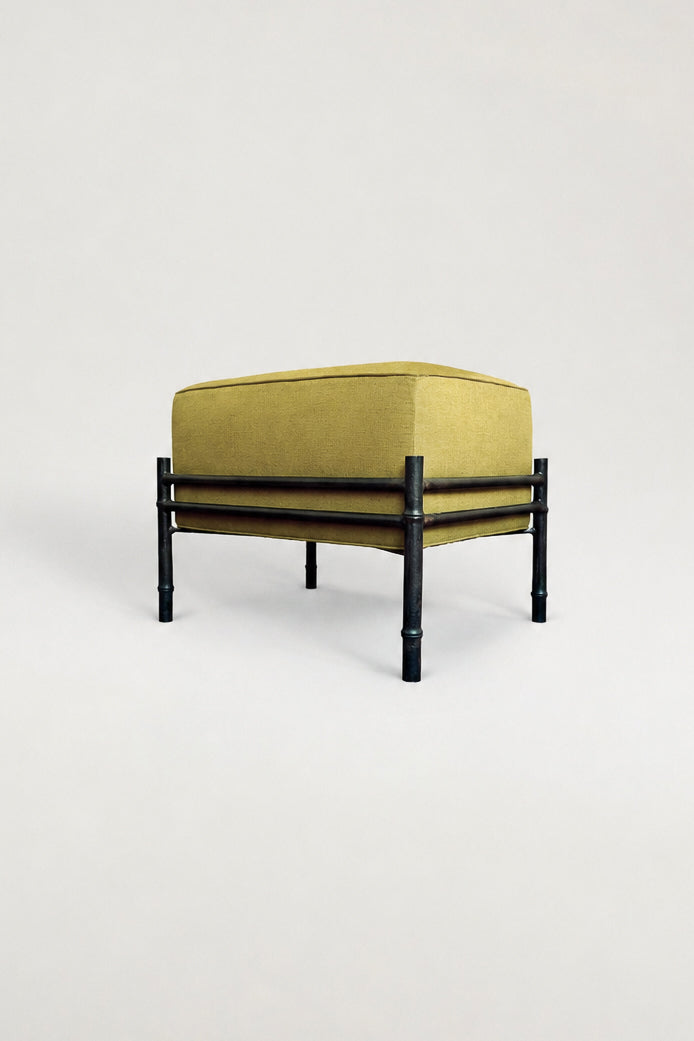 TTMM Bamboo Frame Box Ottoman