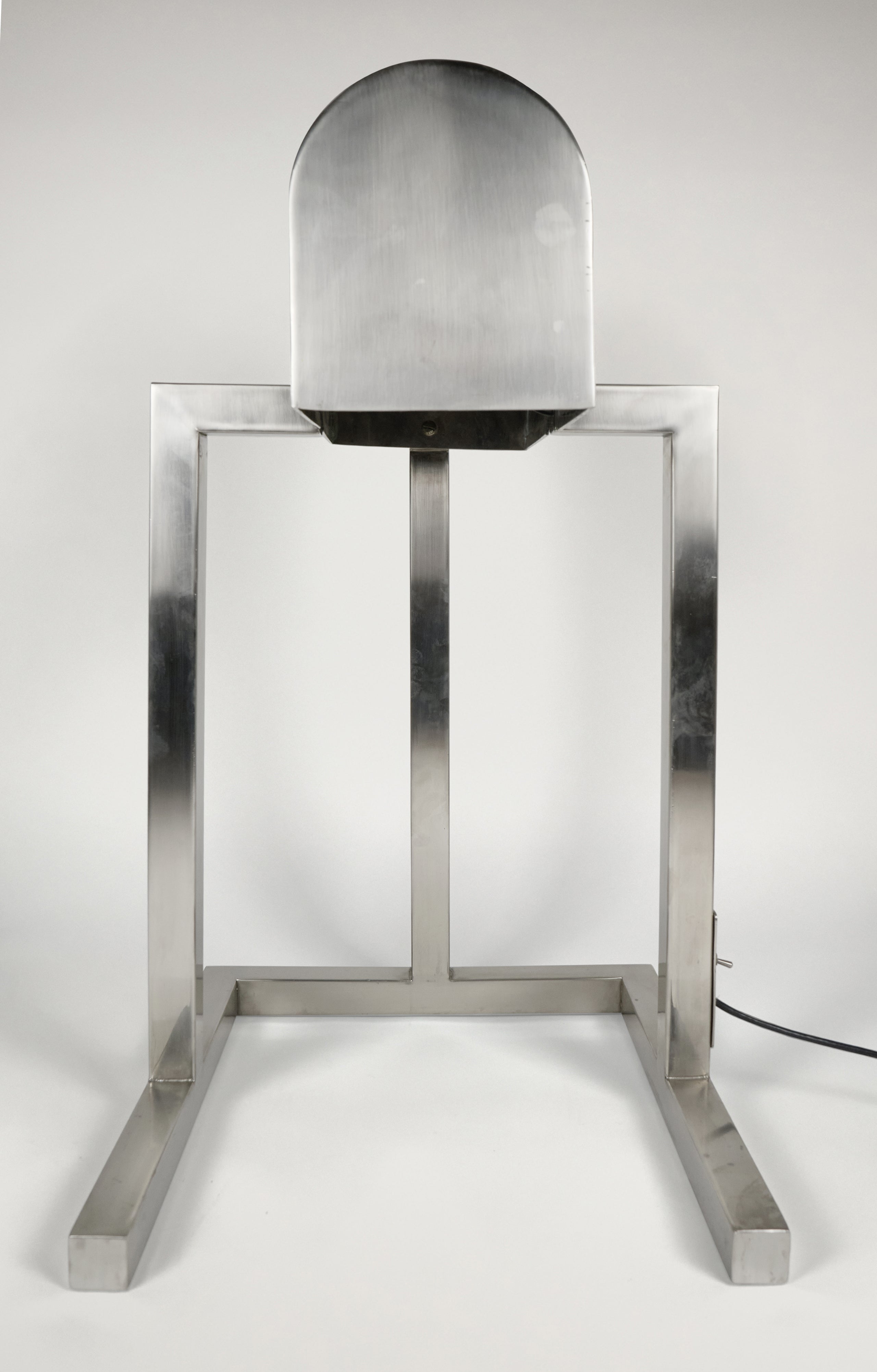 Art Deco Nickel Plated Table Lamp