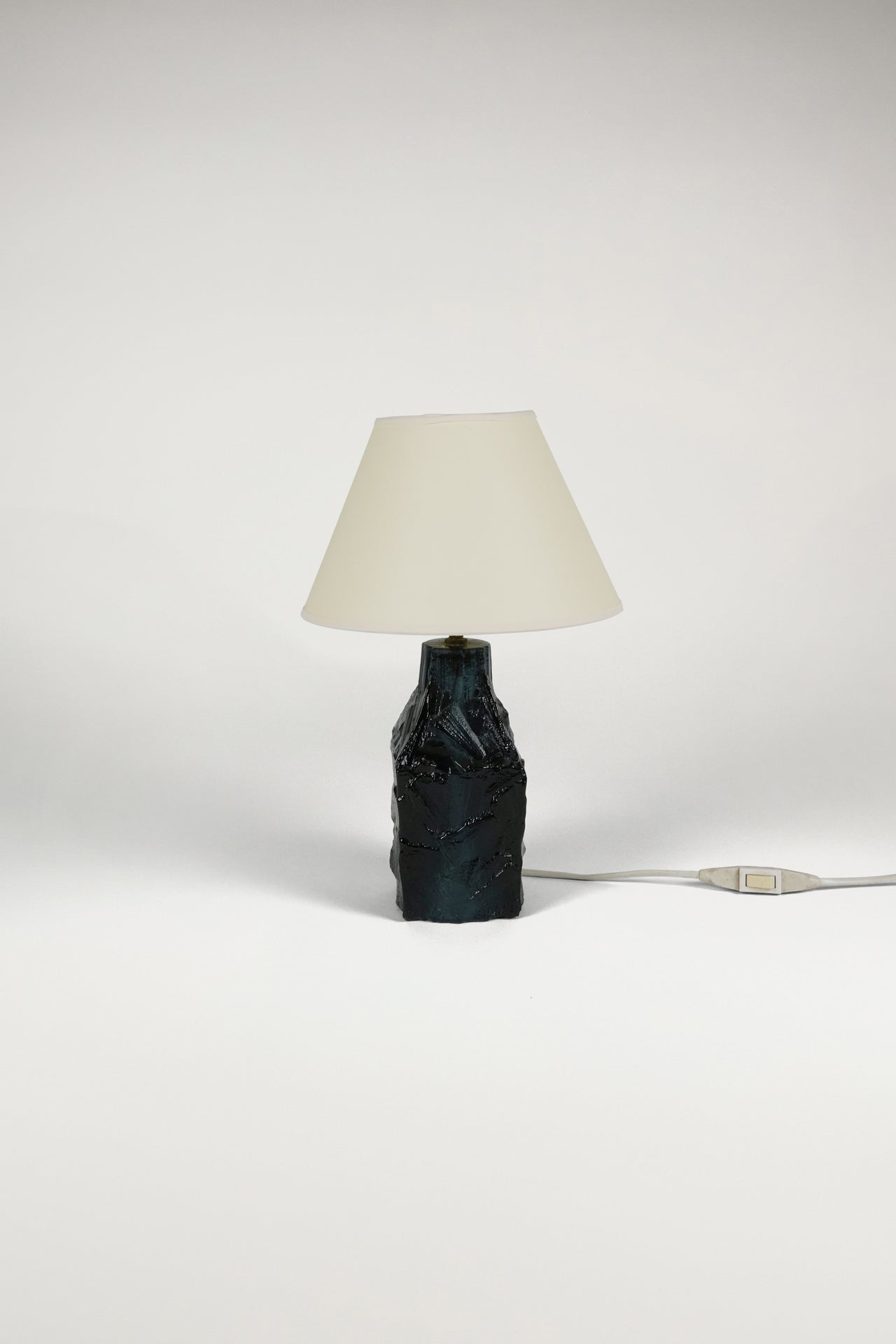 Göte Augustson Blue Glass Table Lamp