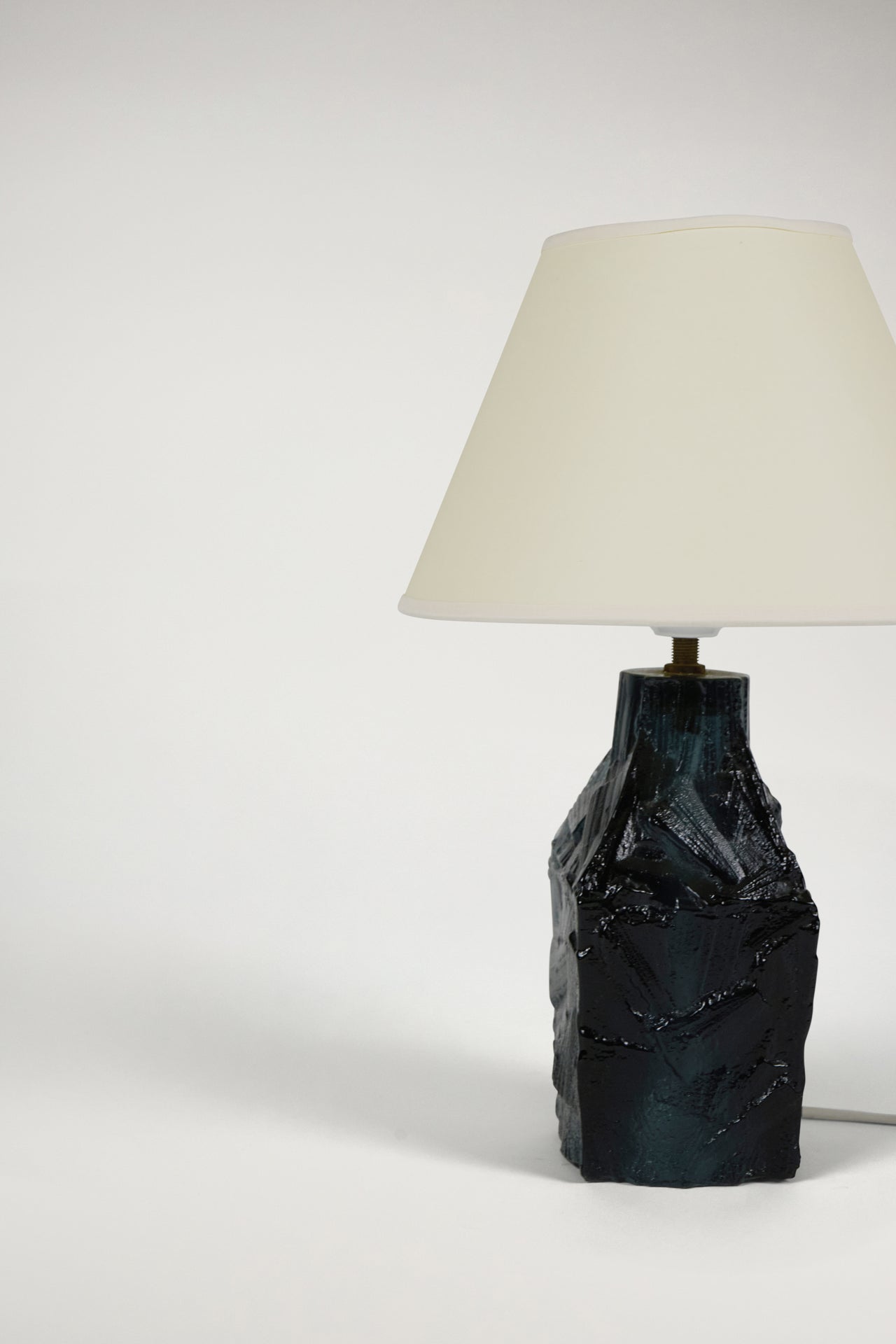 Göte Augustson Blue Glass Table Lamp