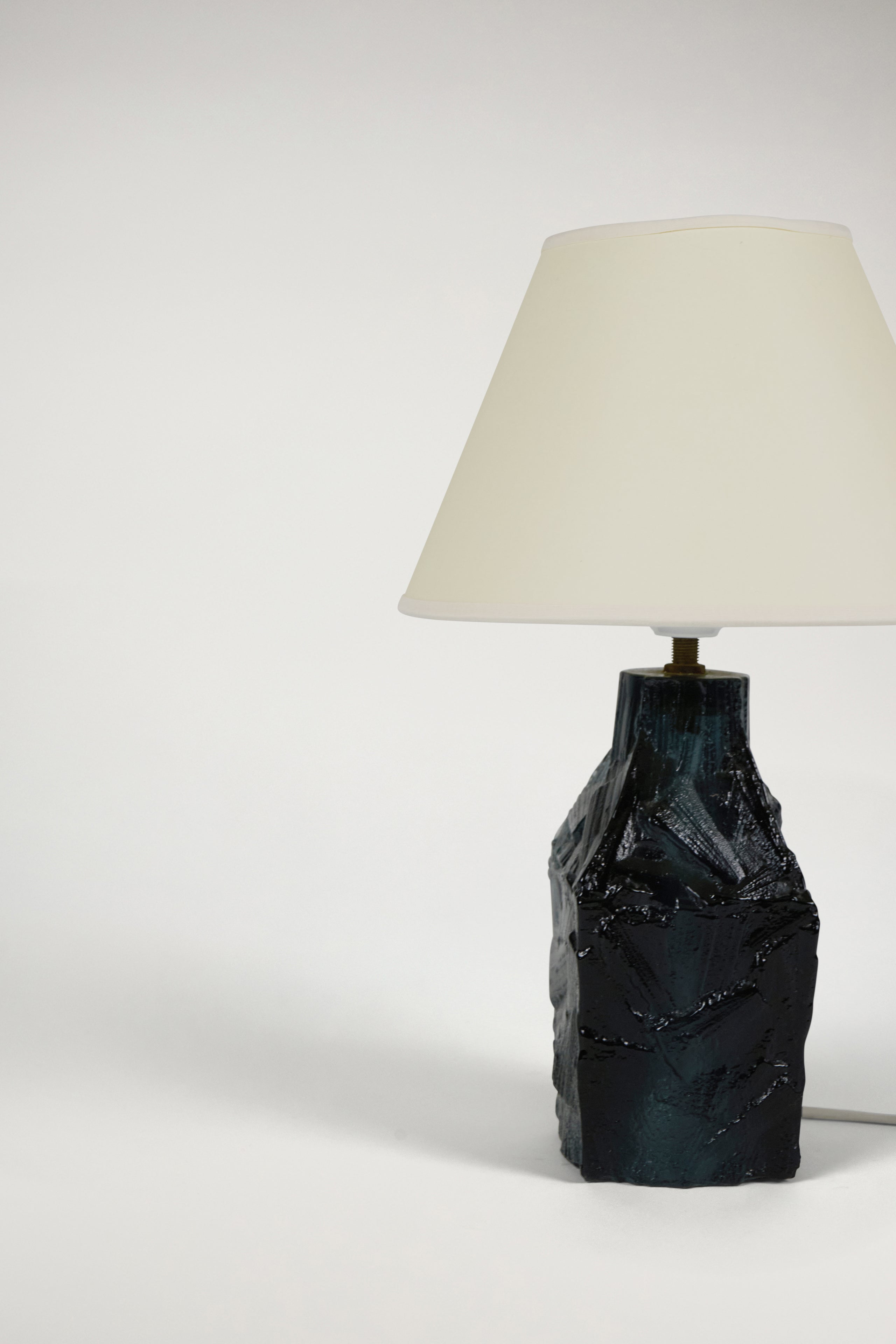 Göte Augustson Blue Glass Table Lamp