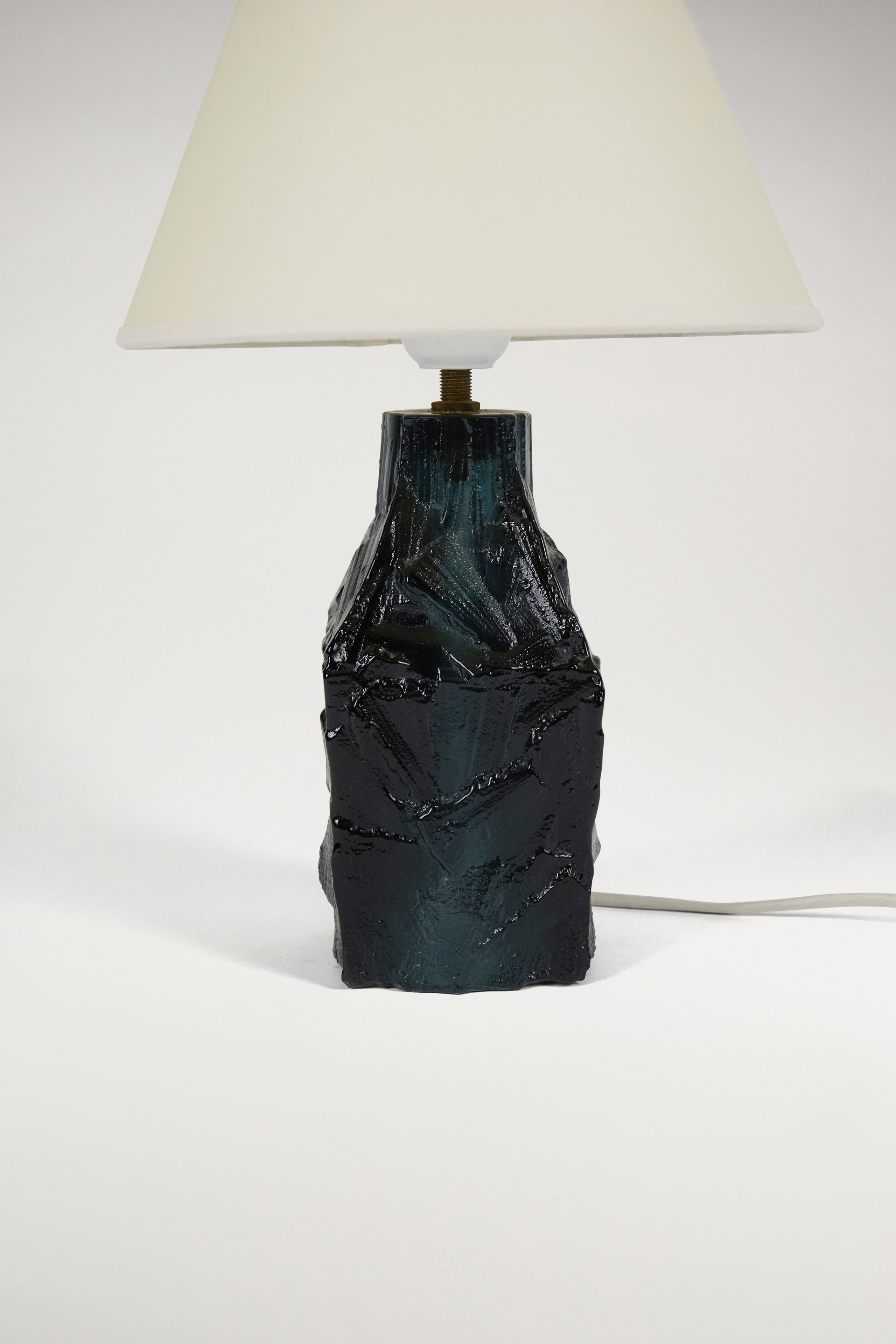 Göte Augustson Blue Glass Table Lamp