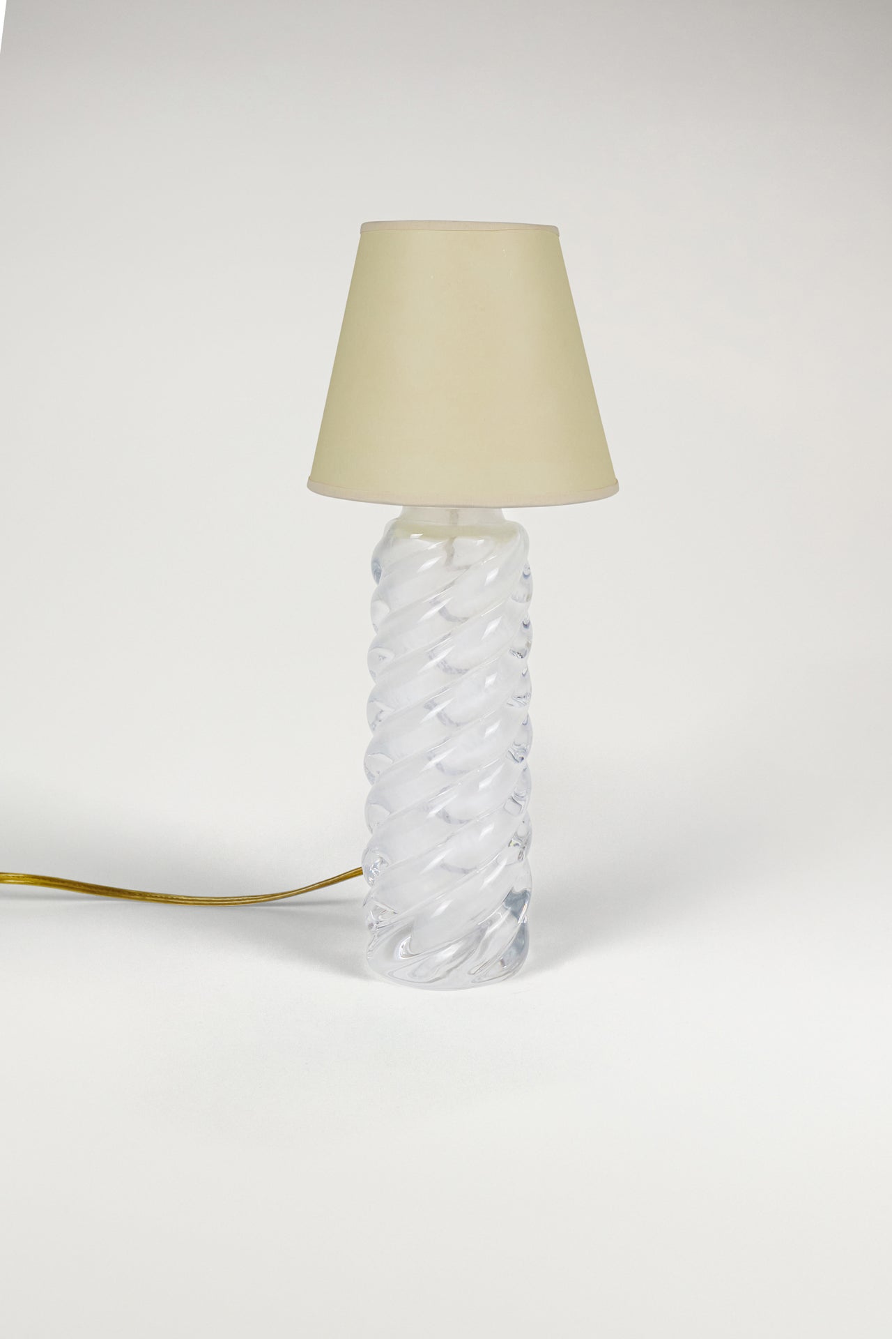 Monica Bratt Twisted Glass Table Lamps
