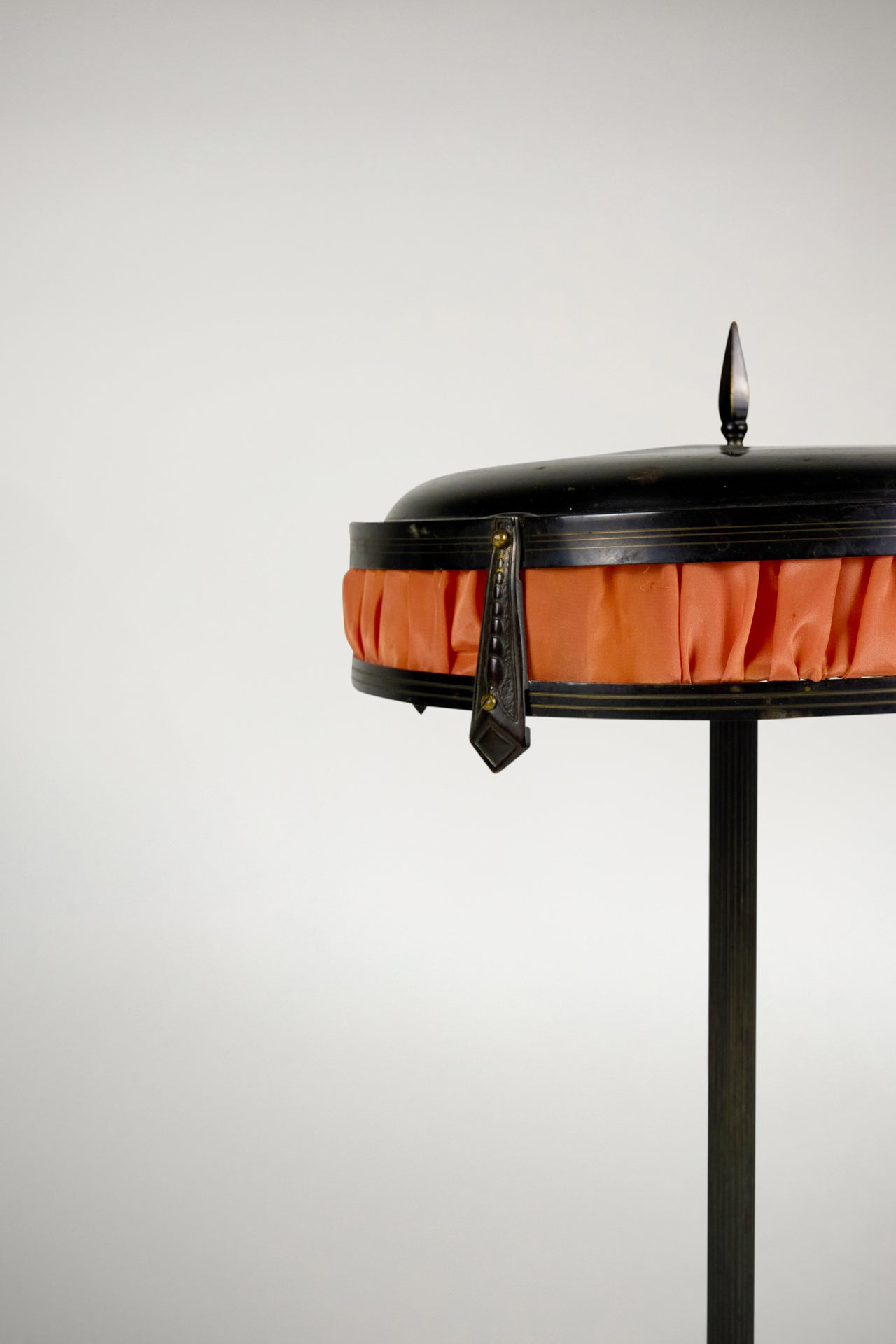 Textiled Brass Table Lamp