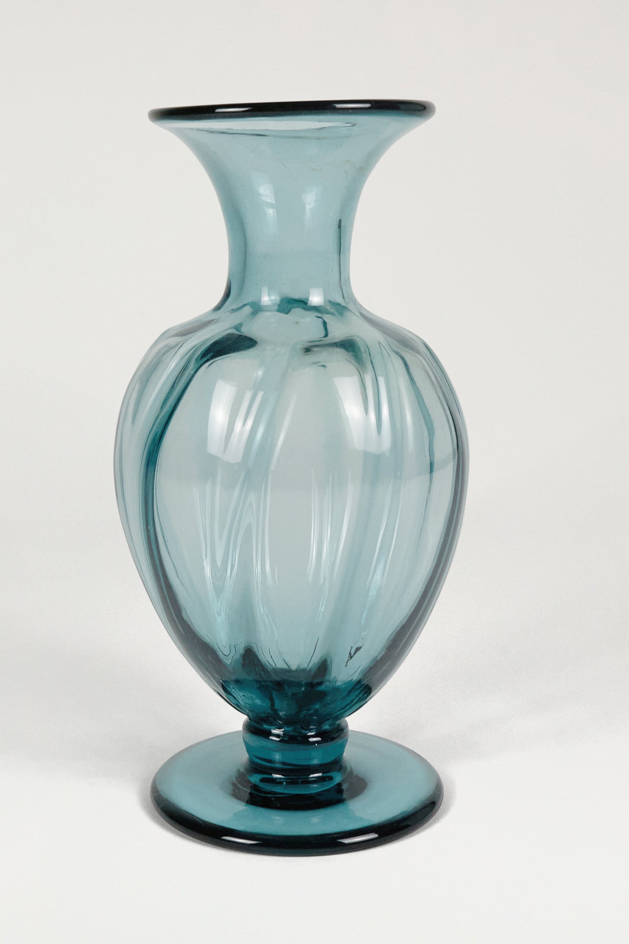 Elis Berg Blue Tinted Glass Vase