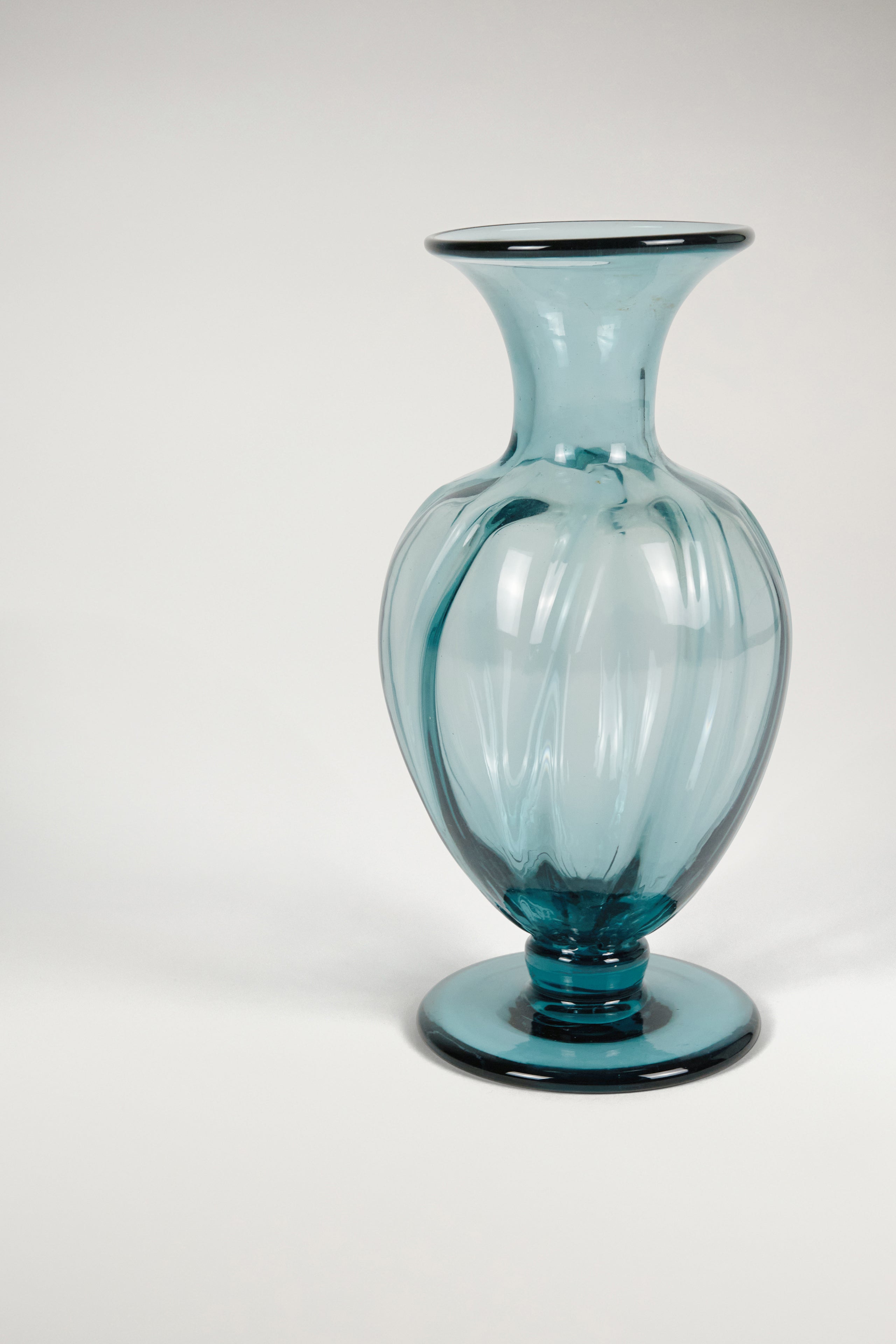 Elis Berg Blue Tinted Glass Vase