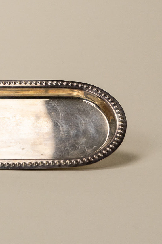 Petite Oval Silver Tray