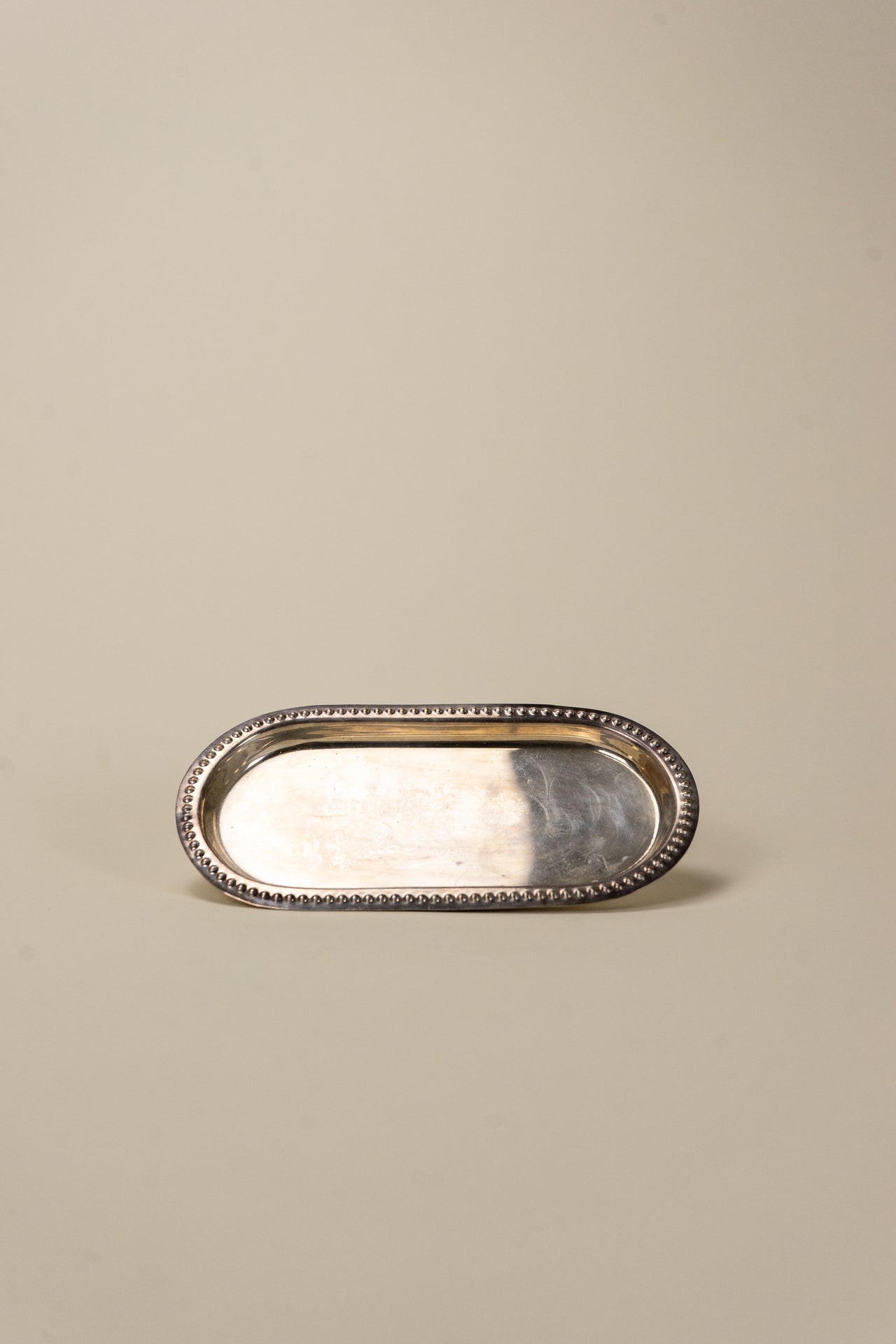 Petite Oval Silver Tray