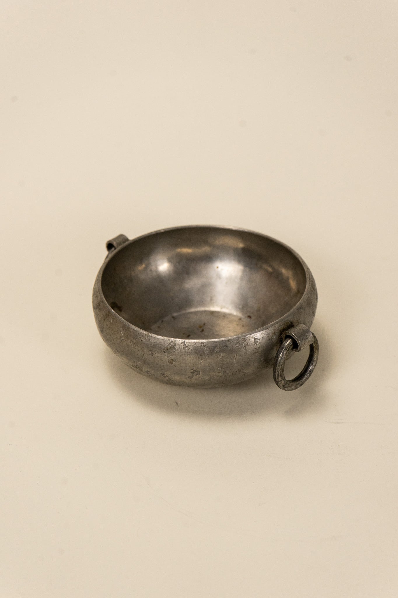 Large Skurdal Hammered Silver Bowl