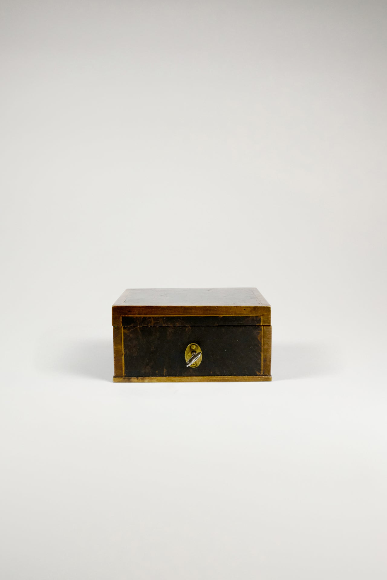 Vintage 1800s Locked Box