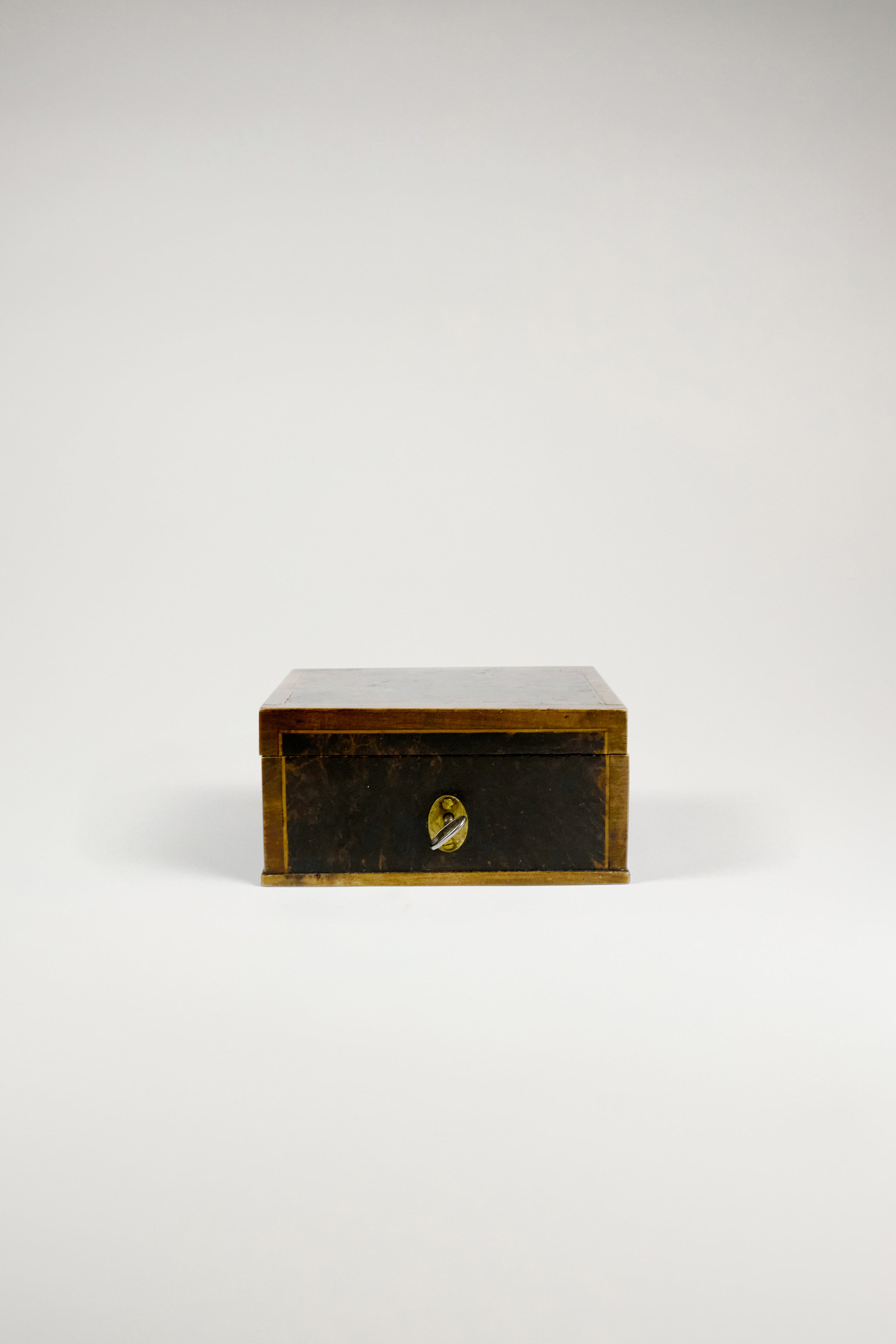 Vintage 1800s Locked Box
