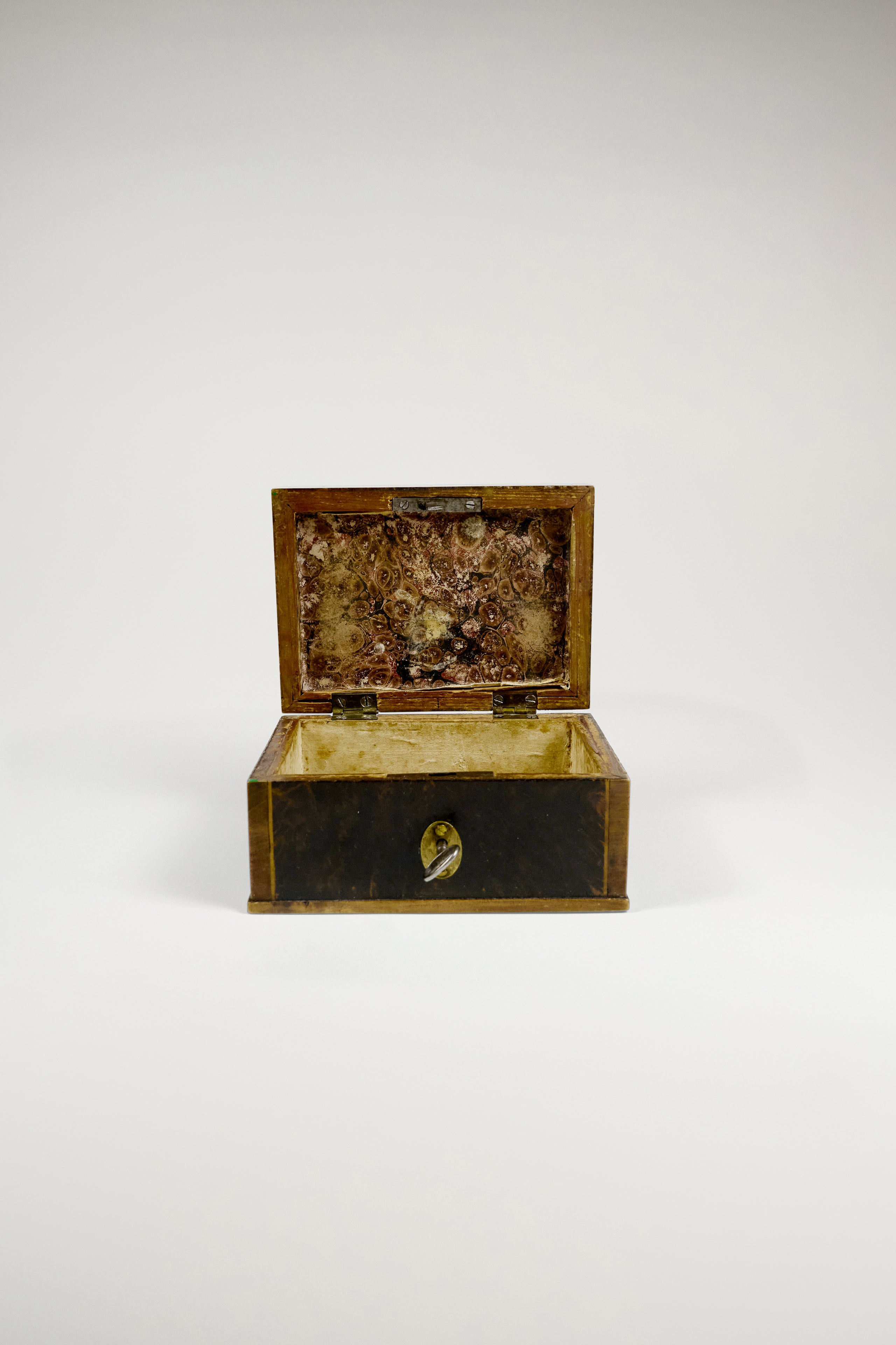 Vintage 1800s Locked Box