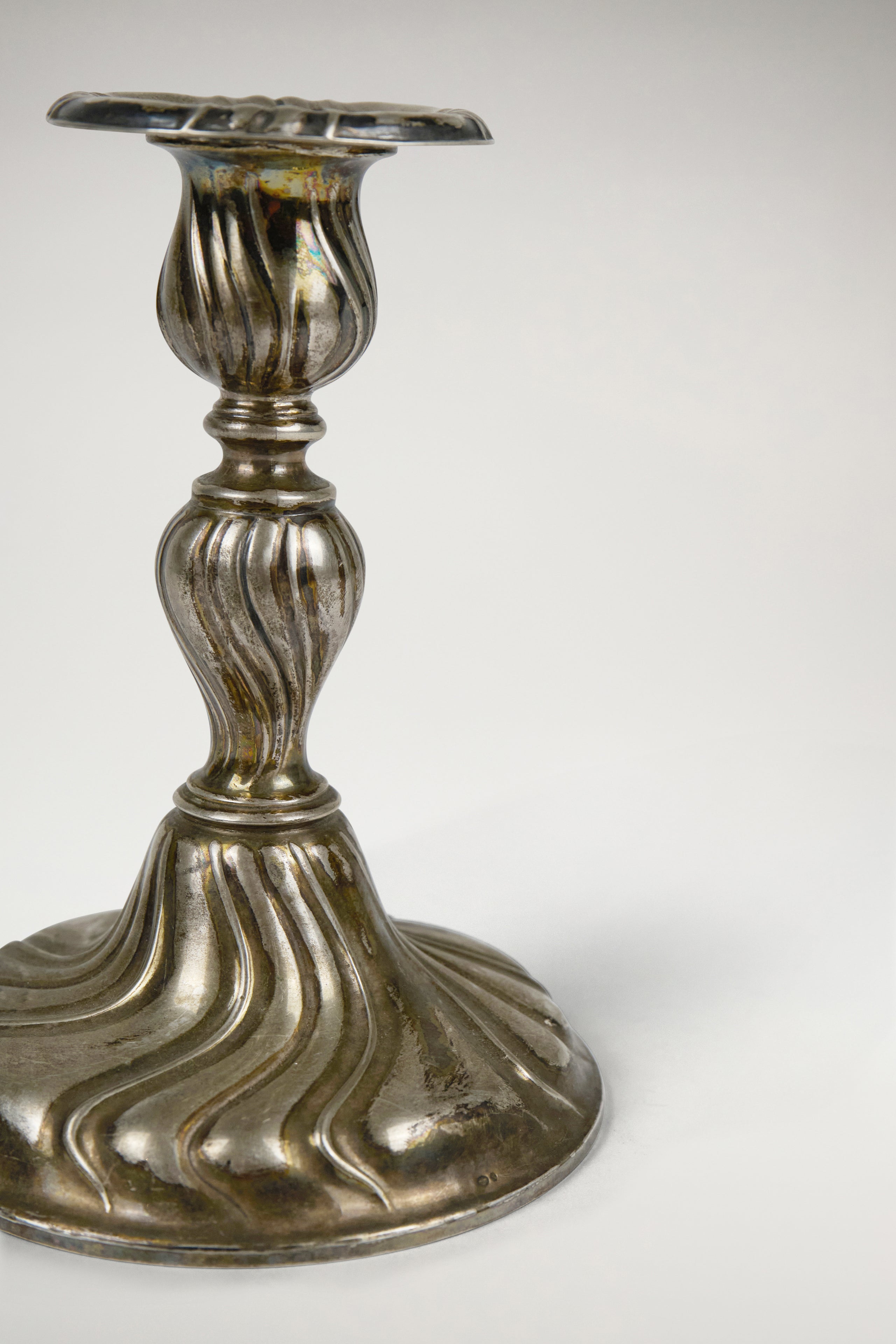 Pair of Rococo Candlestick Holders