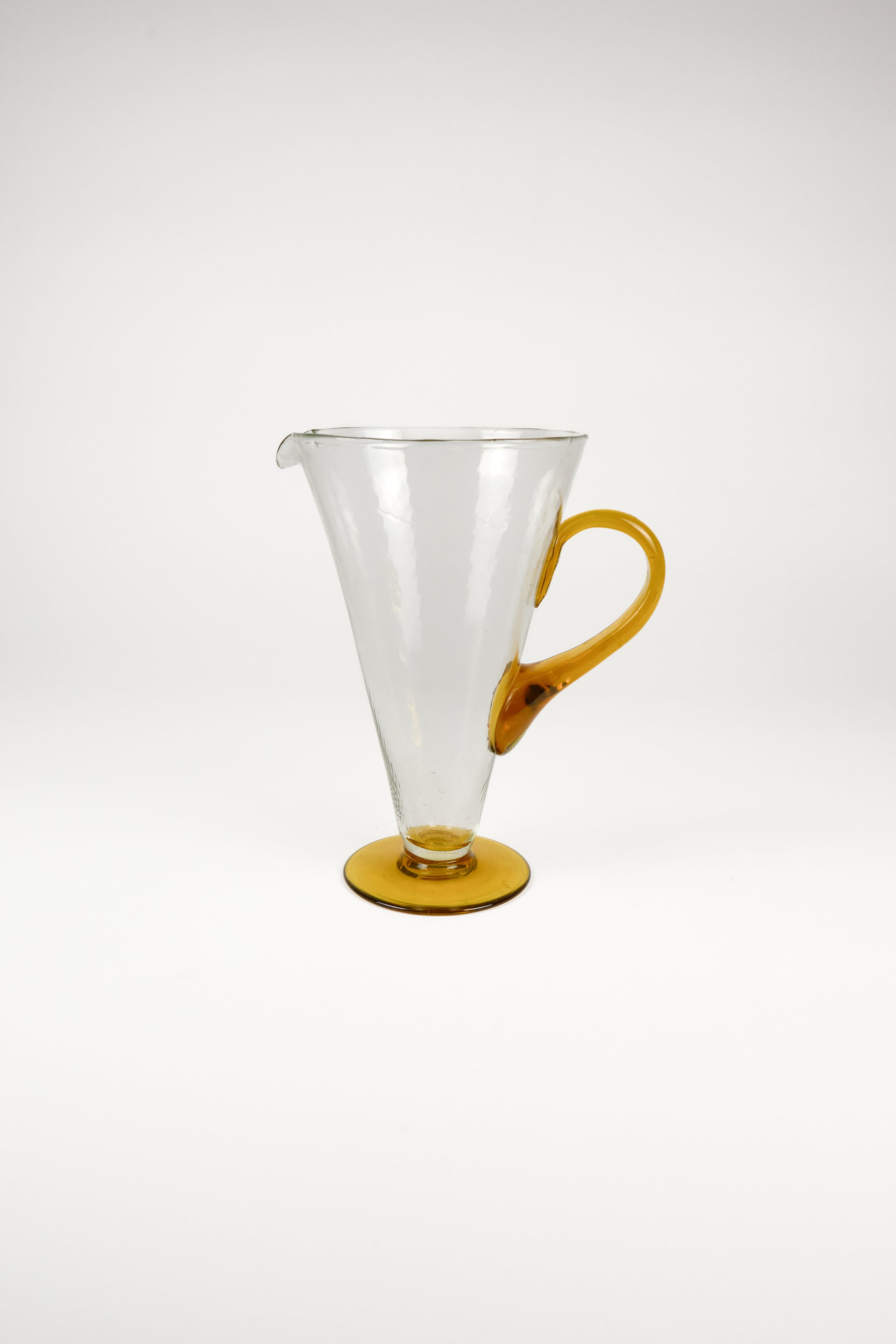Mid-Century Glass and Pitcher Set