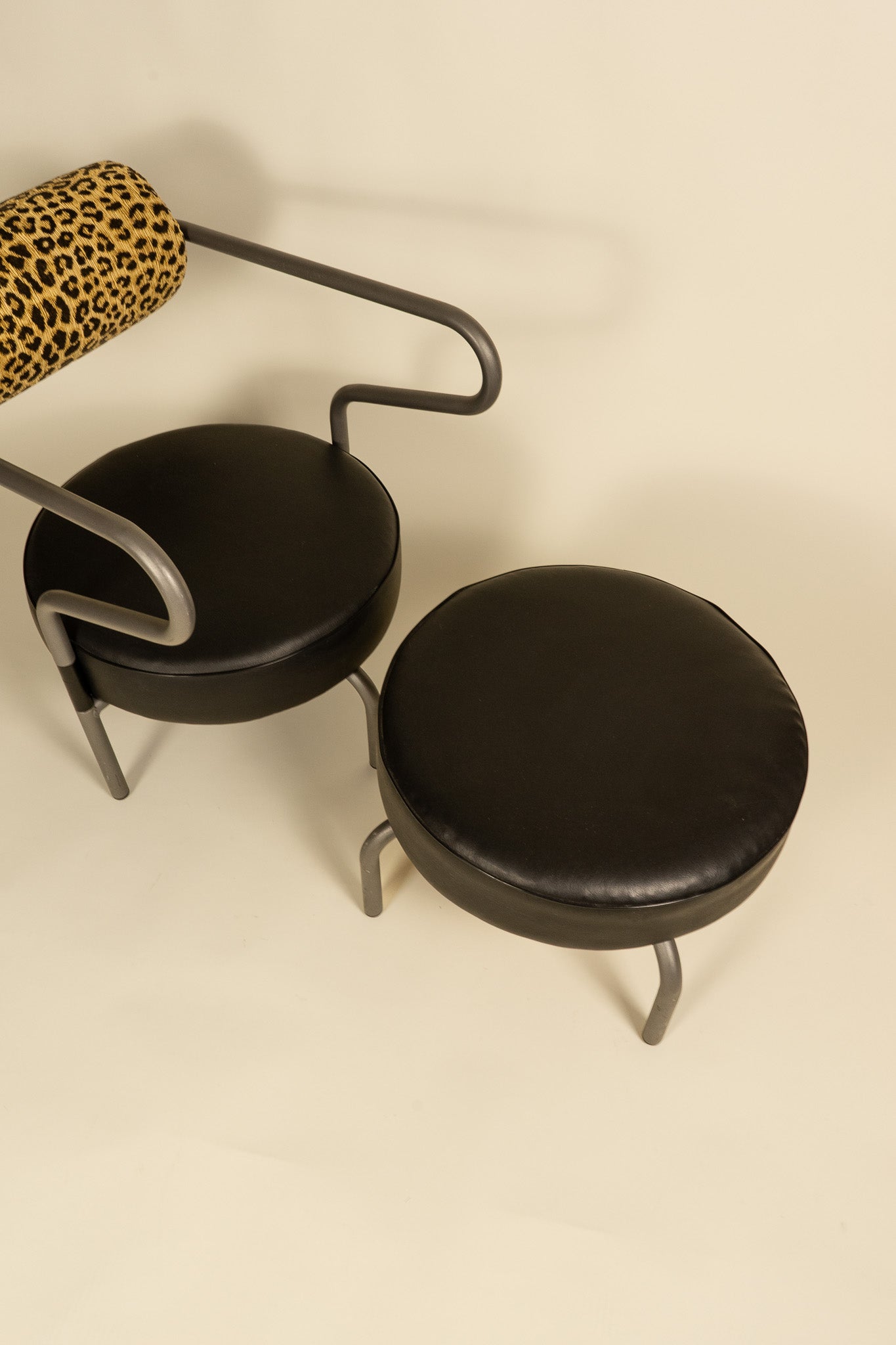 Danish Armchair with Footstool