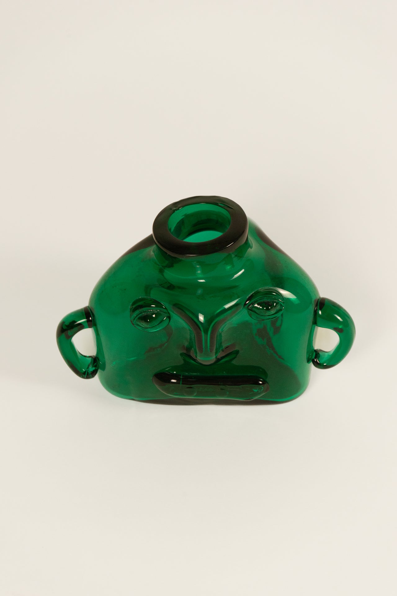 Erik Höglund Green Tinted Glass Vase