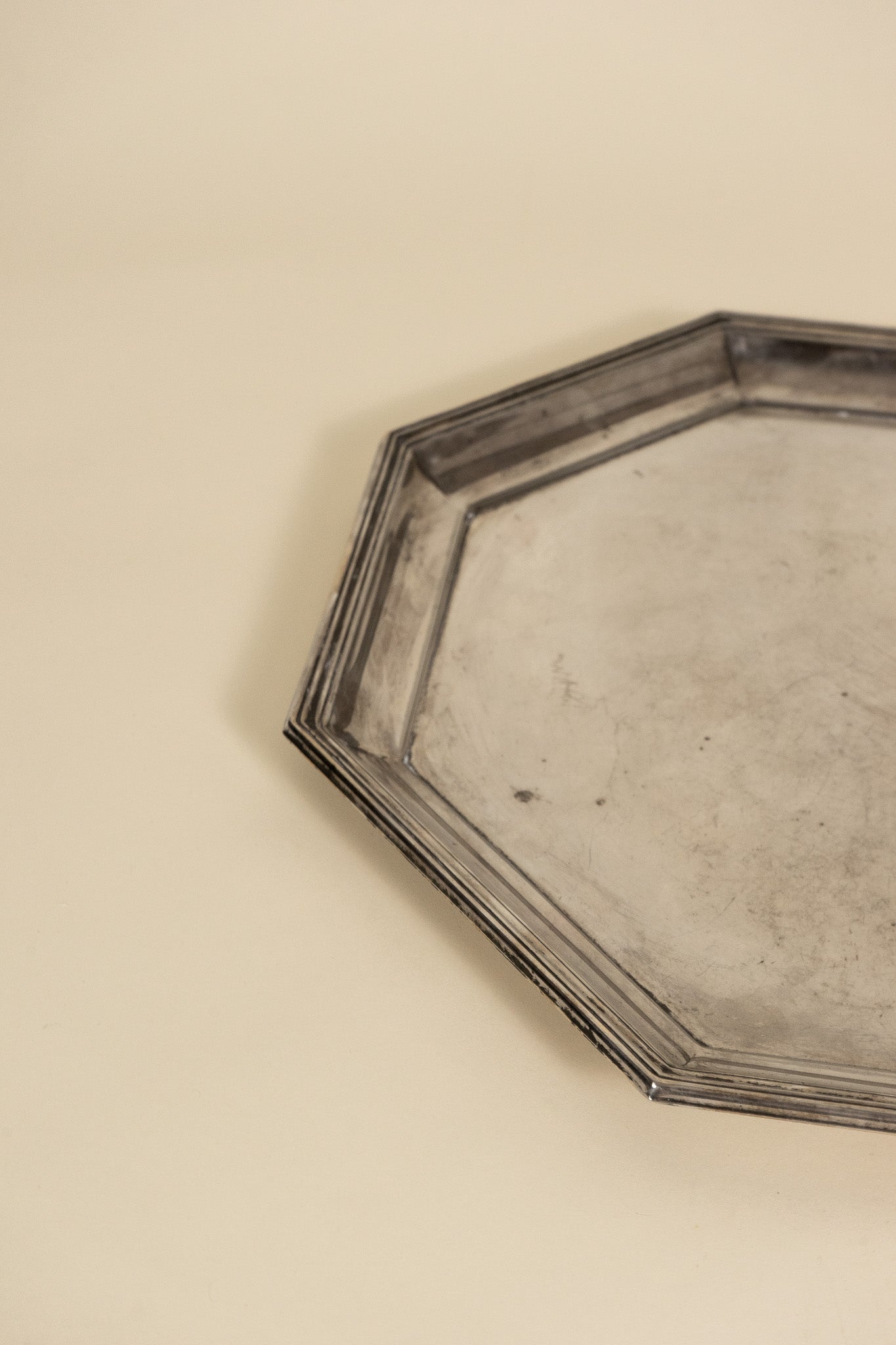 Silver Octagonal Tray