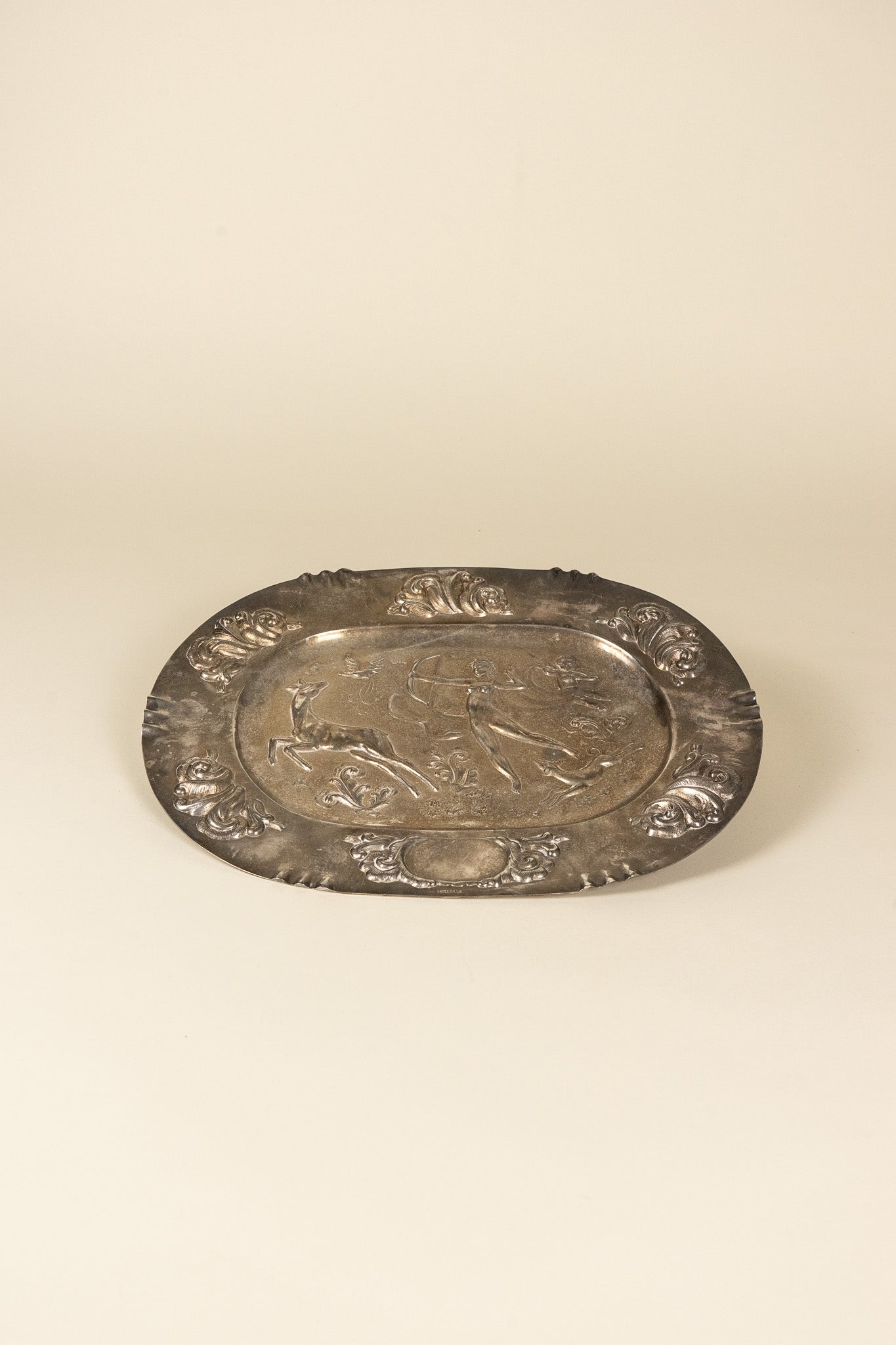 Silver Platter Forest Relief Platter