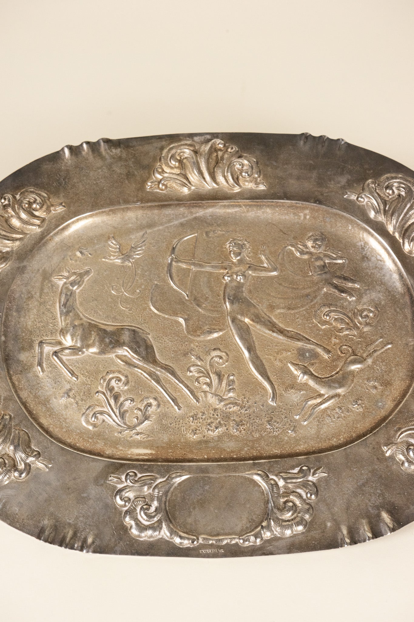 Silver Platter Forest Relief Platter