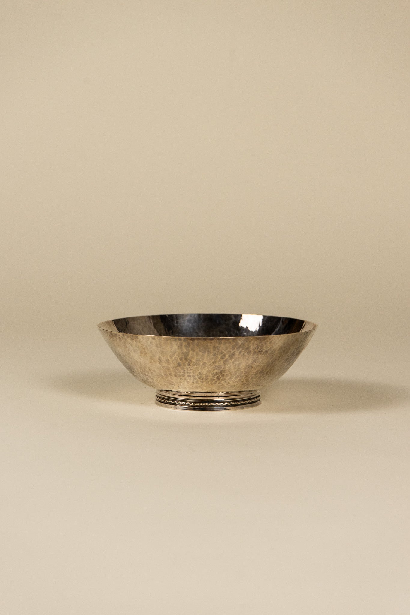 Hammered Silver Bowl