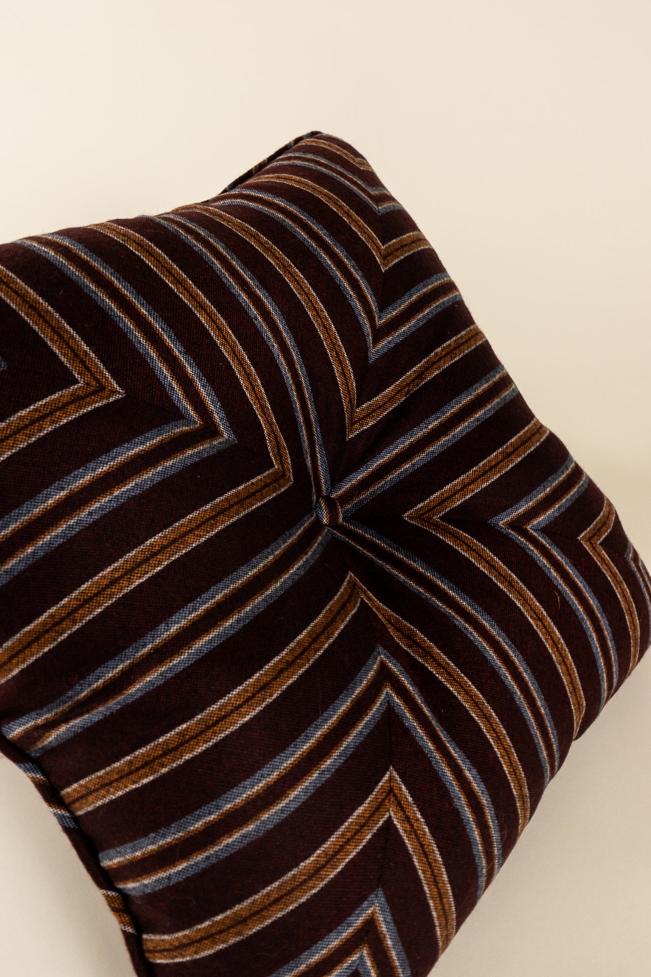 TTMM Diamond Pillow in Burgundy