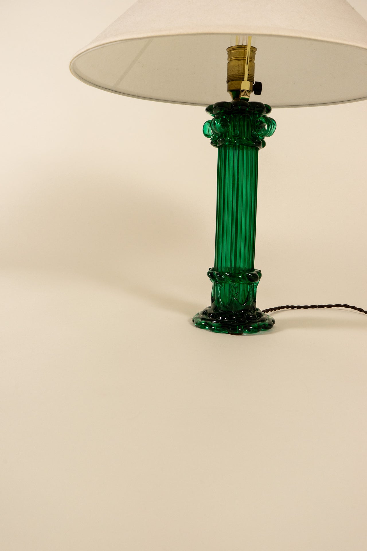 Green Murano Table Lamp