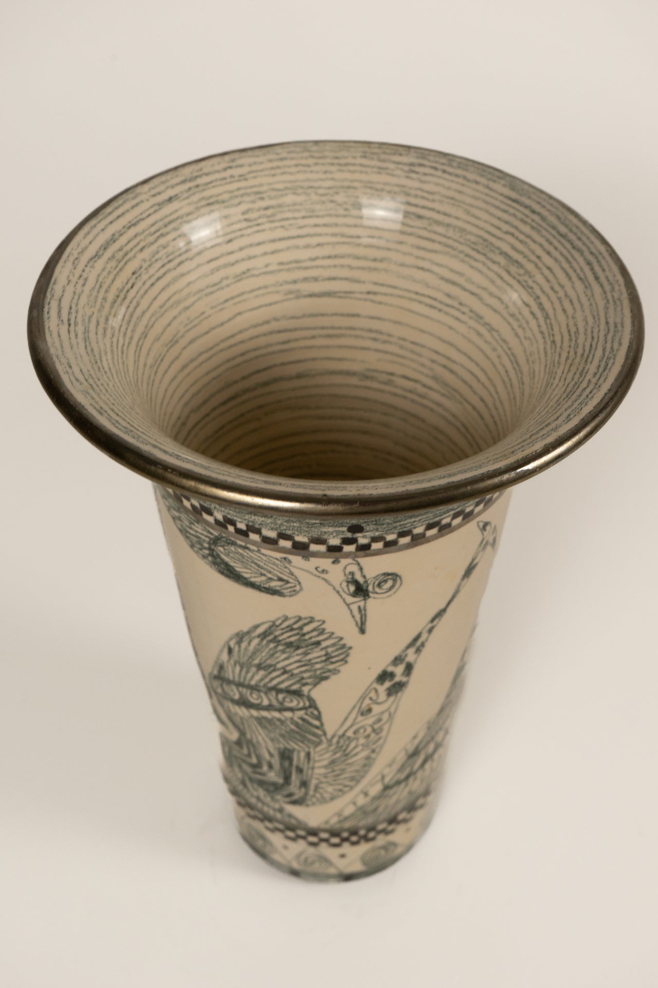Mathias Kauage Ceramic Vase