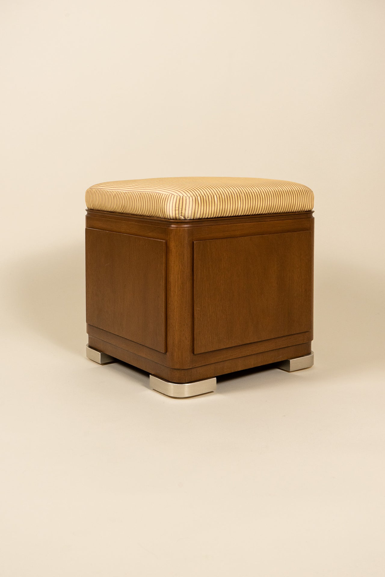 TTMM Silver Footed Ottoman