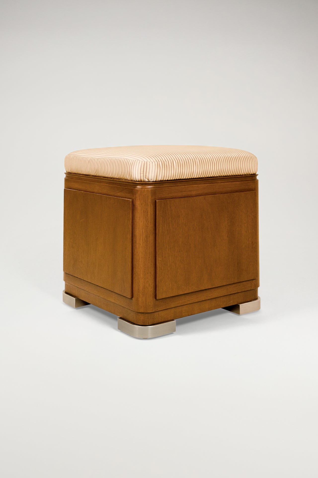 TTMM Silver Footed Ottoman