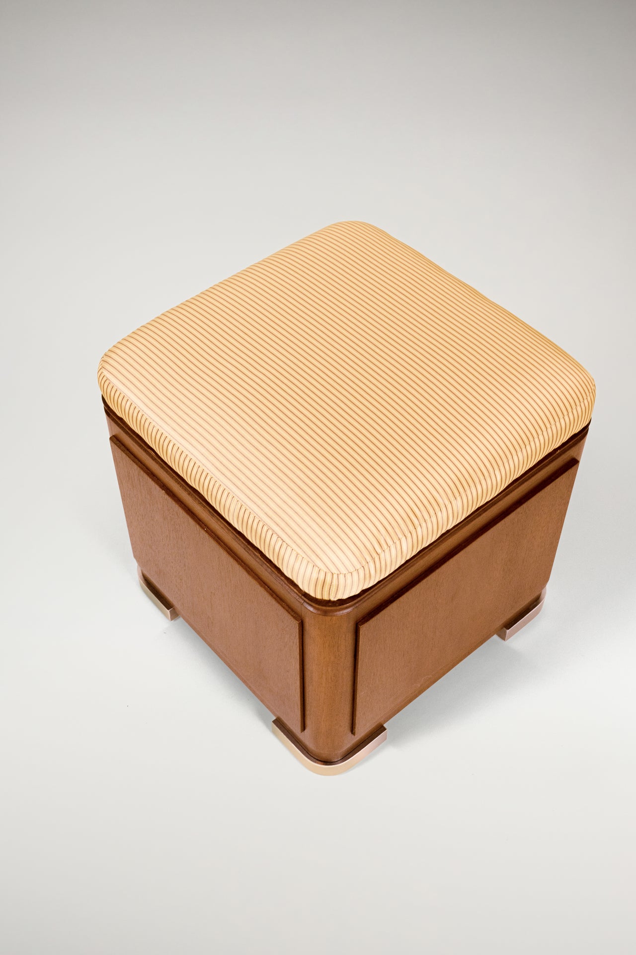 TTMM Silver Footed Ottoman