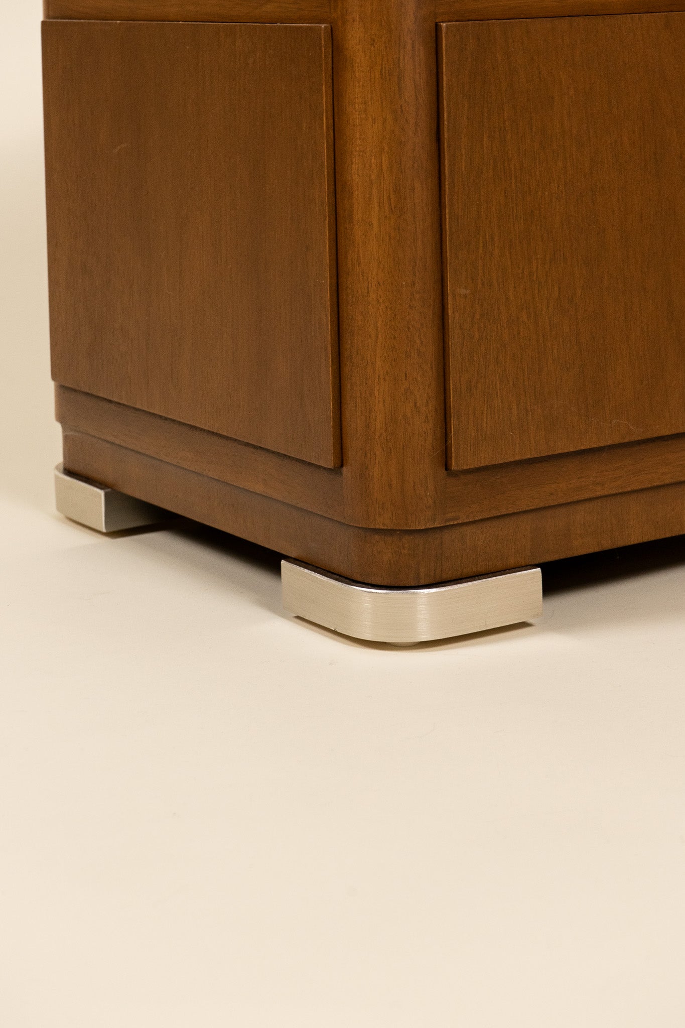 TTMM Silver Footed Ottoman