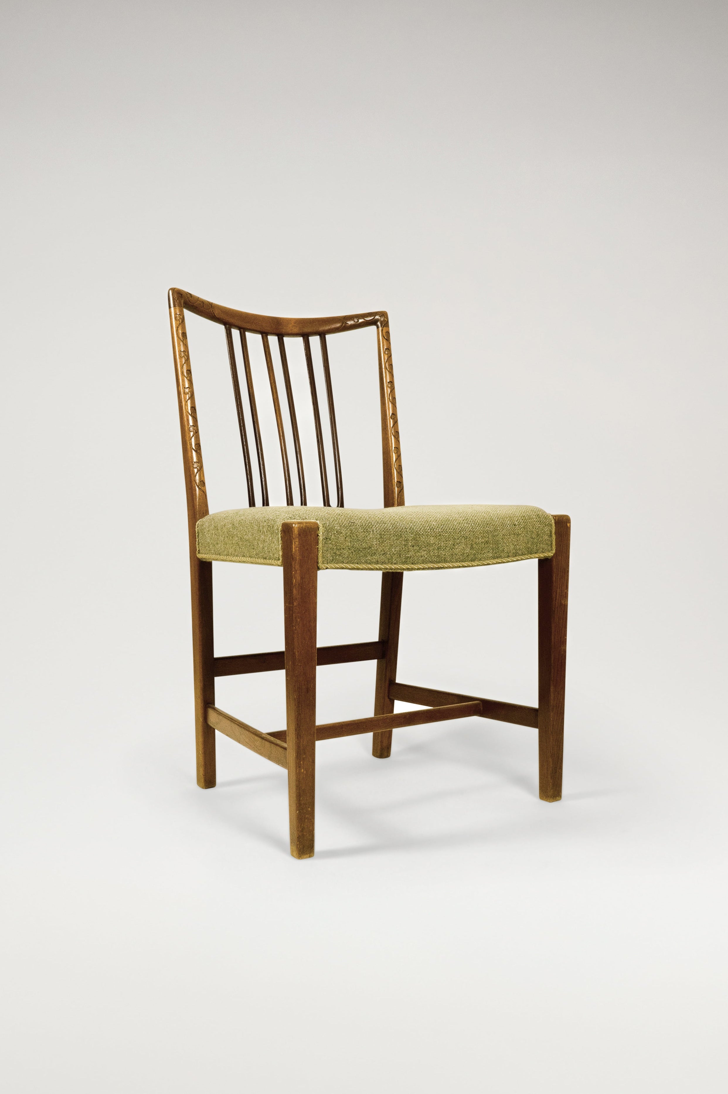Hans Wegner Dining Chair in Green