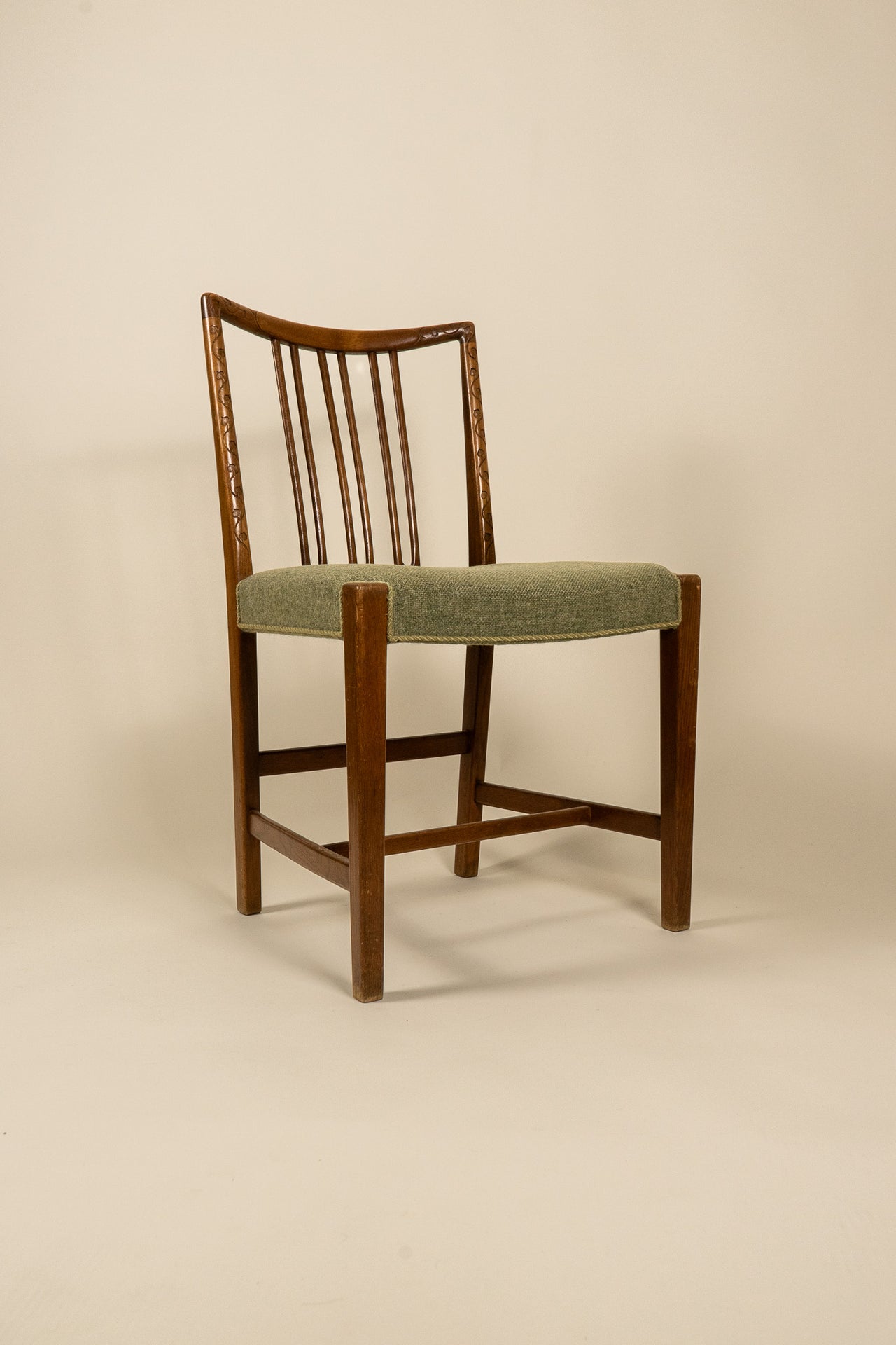 Hans Wegner Dining Chair in Green