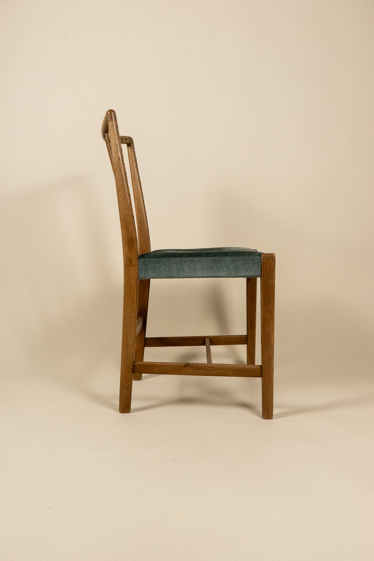 Hans Wegner Dining Chair in Blue