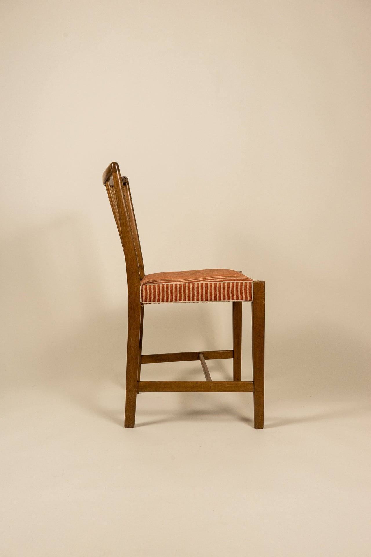 Hans Wegner Dining Chair in Red Stripe