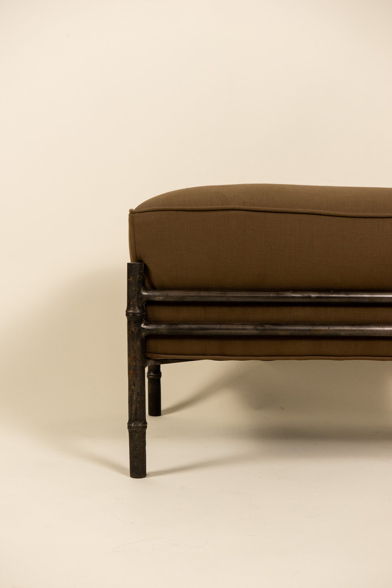 TTMM Bamboo Frame Box Ottoman