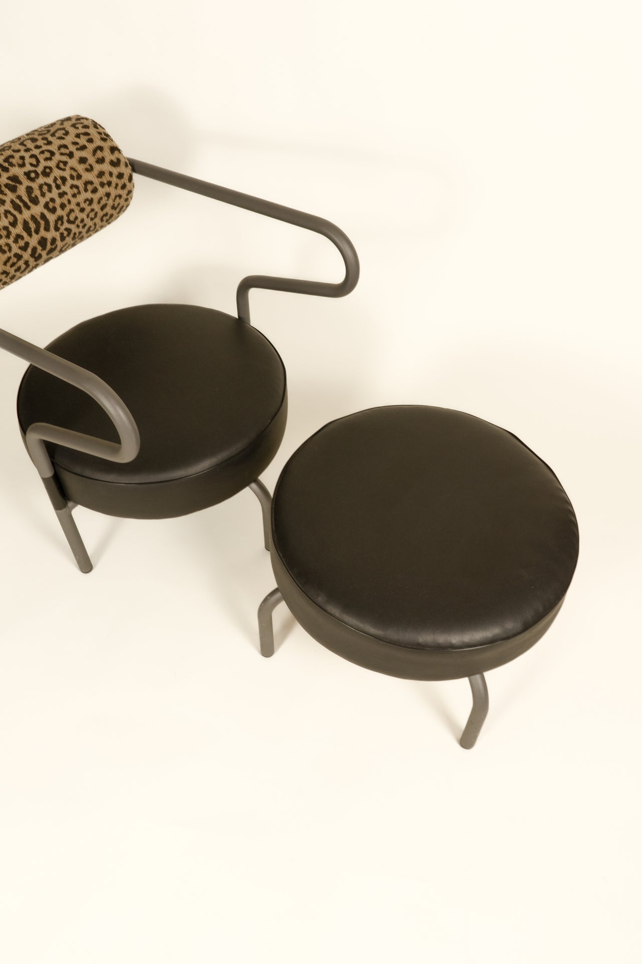 Danish Armchair with Footstool