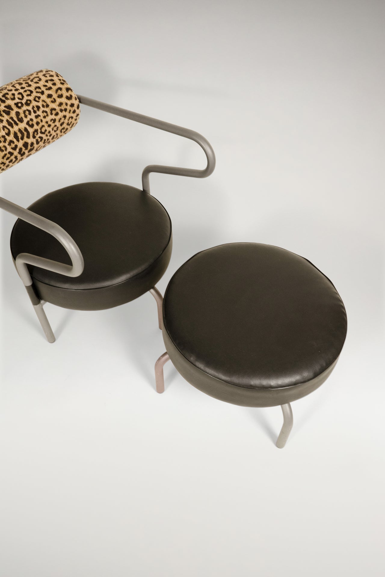 Danish Armchair with Footstool