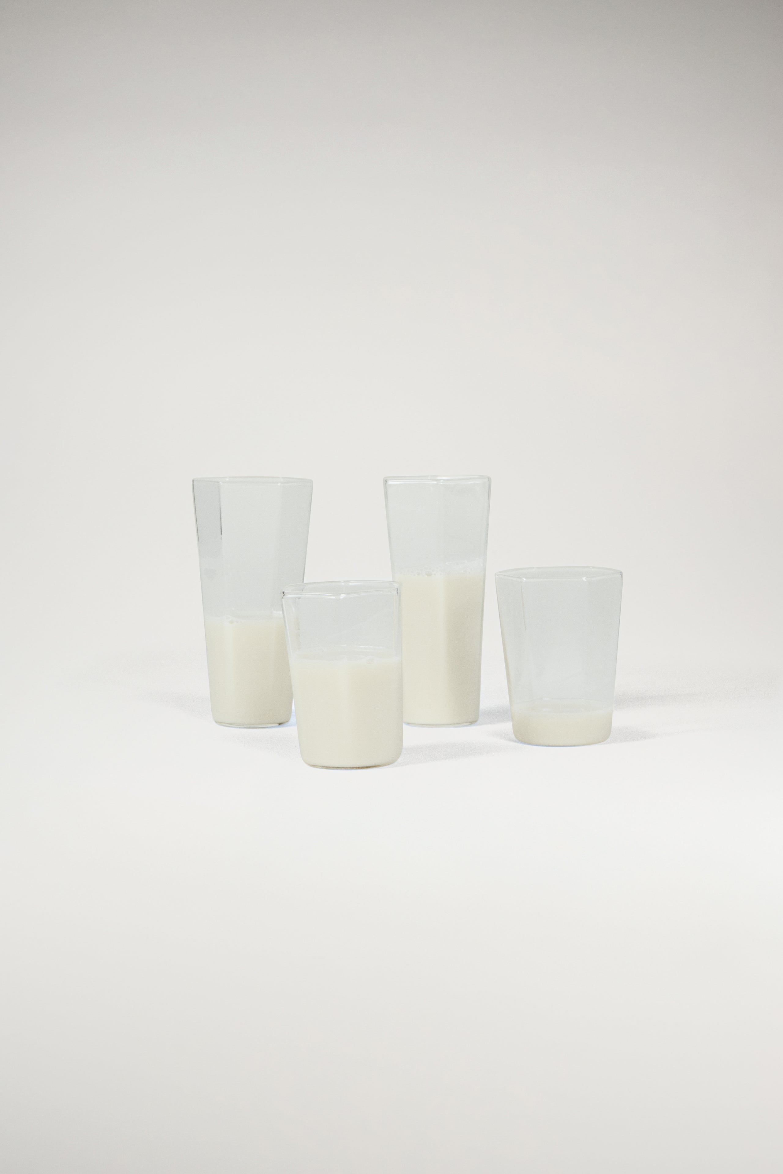 Clear Hexagonal Drinking Glass
