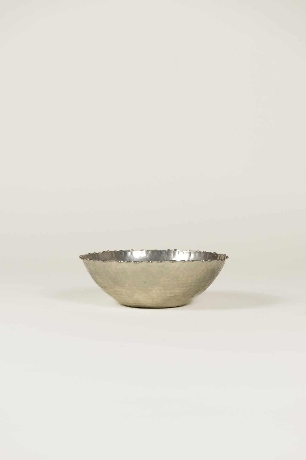 Christer Wide Pewter Candy Bowl