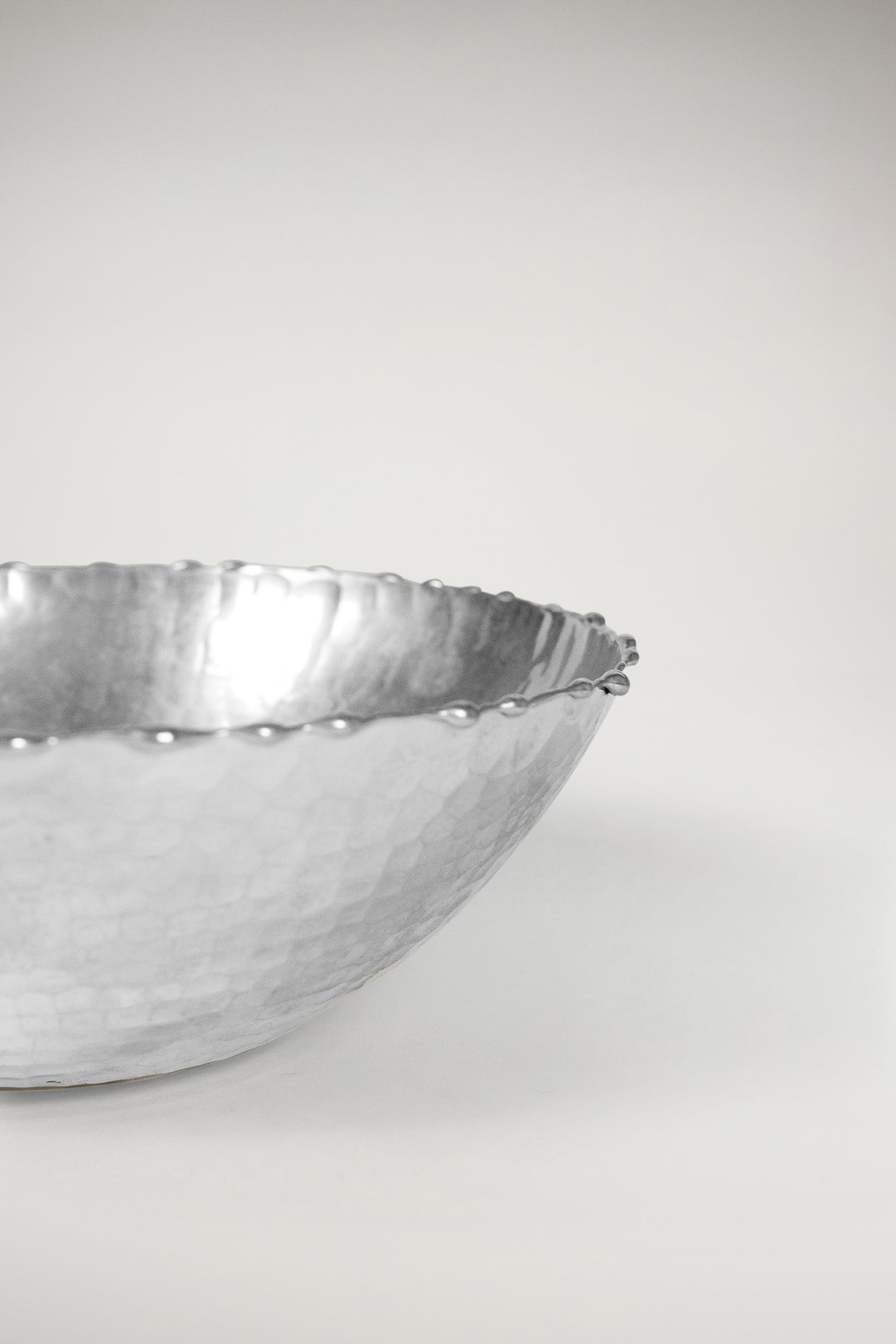 Christer Wide Pewter Candy Bowl