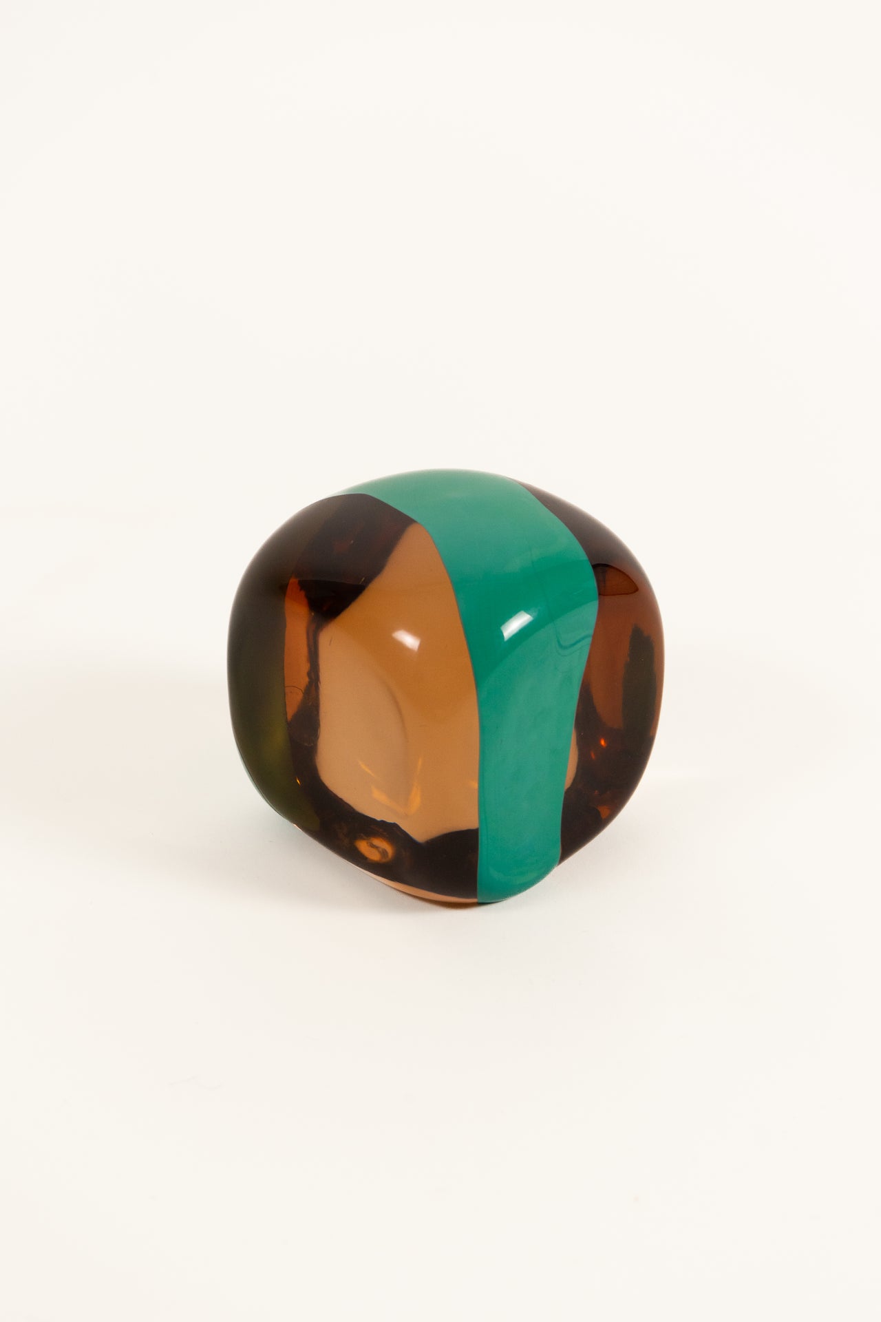 Pierre Cardin Glass Paperweight