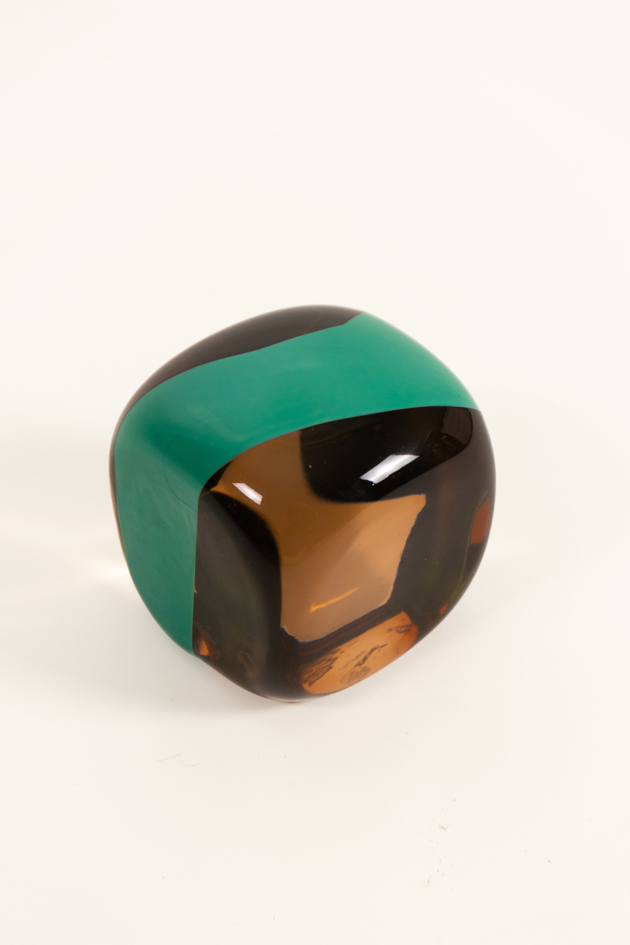 Pierre Cardin Glass Paperweight
