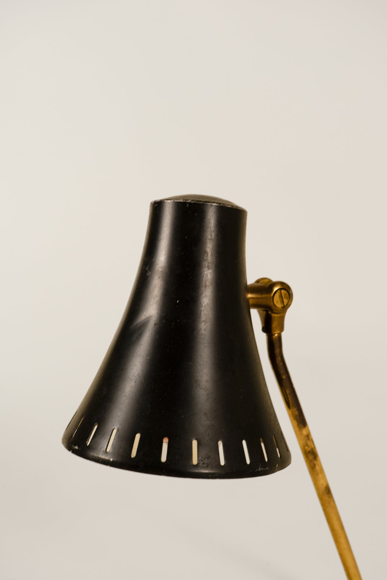 Boréns Black Table and Wall Lamp