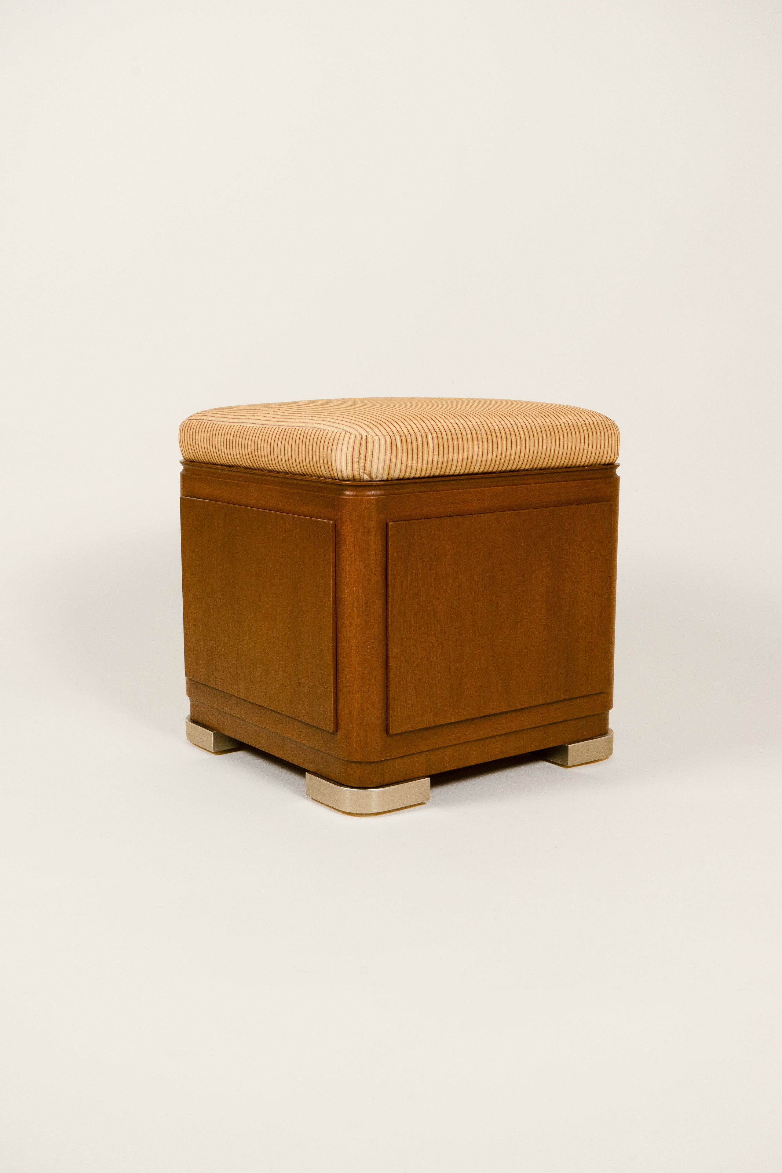 TTMM Silver Footed Ottoman