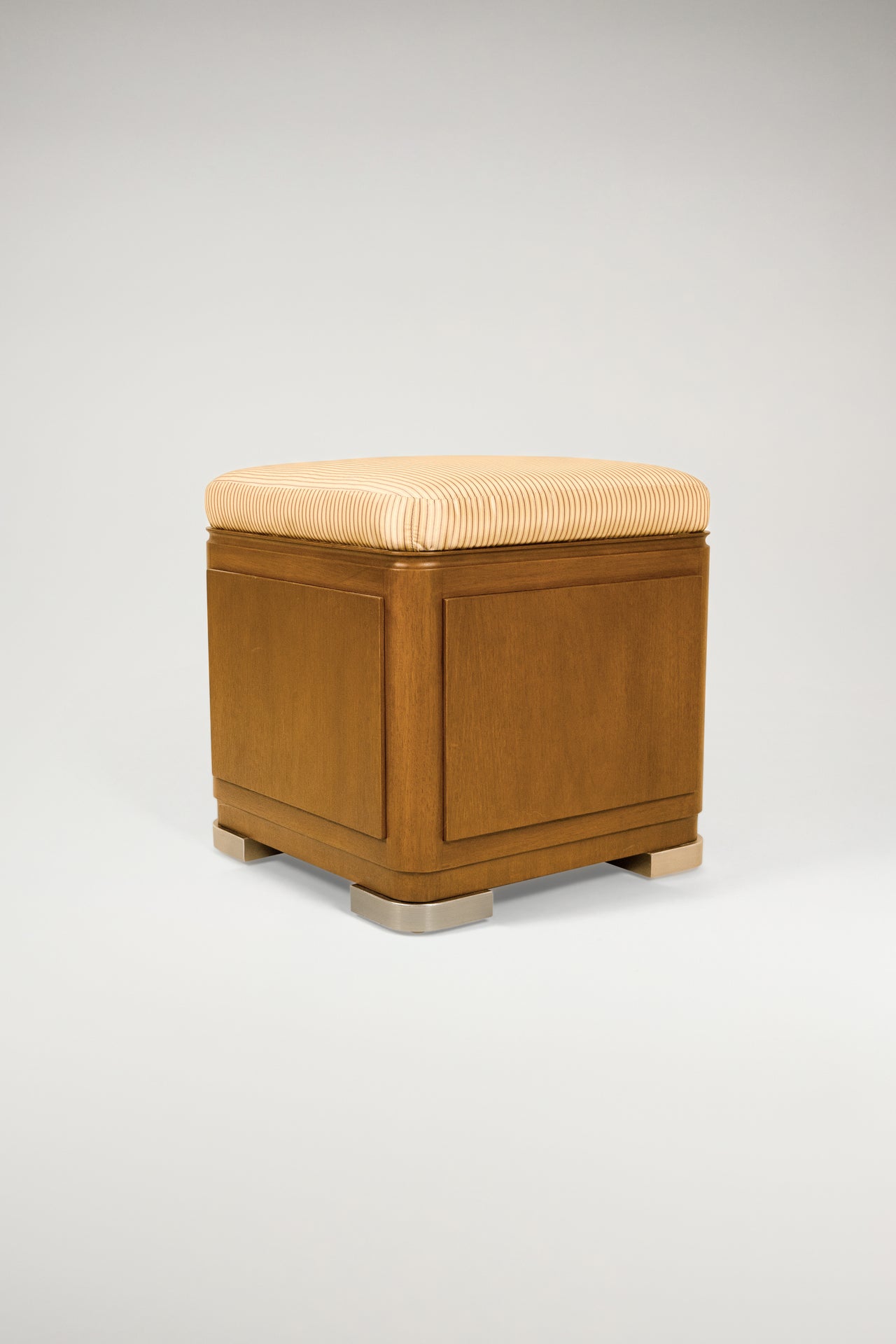 TTMM Silver Footed Ottoman