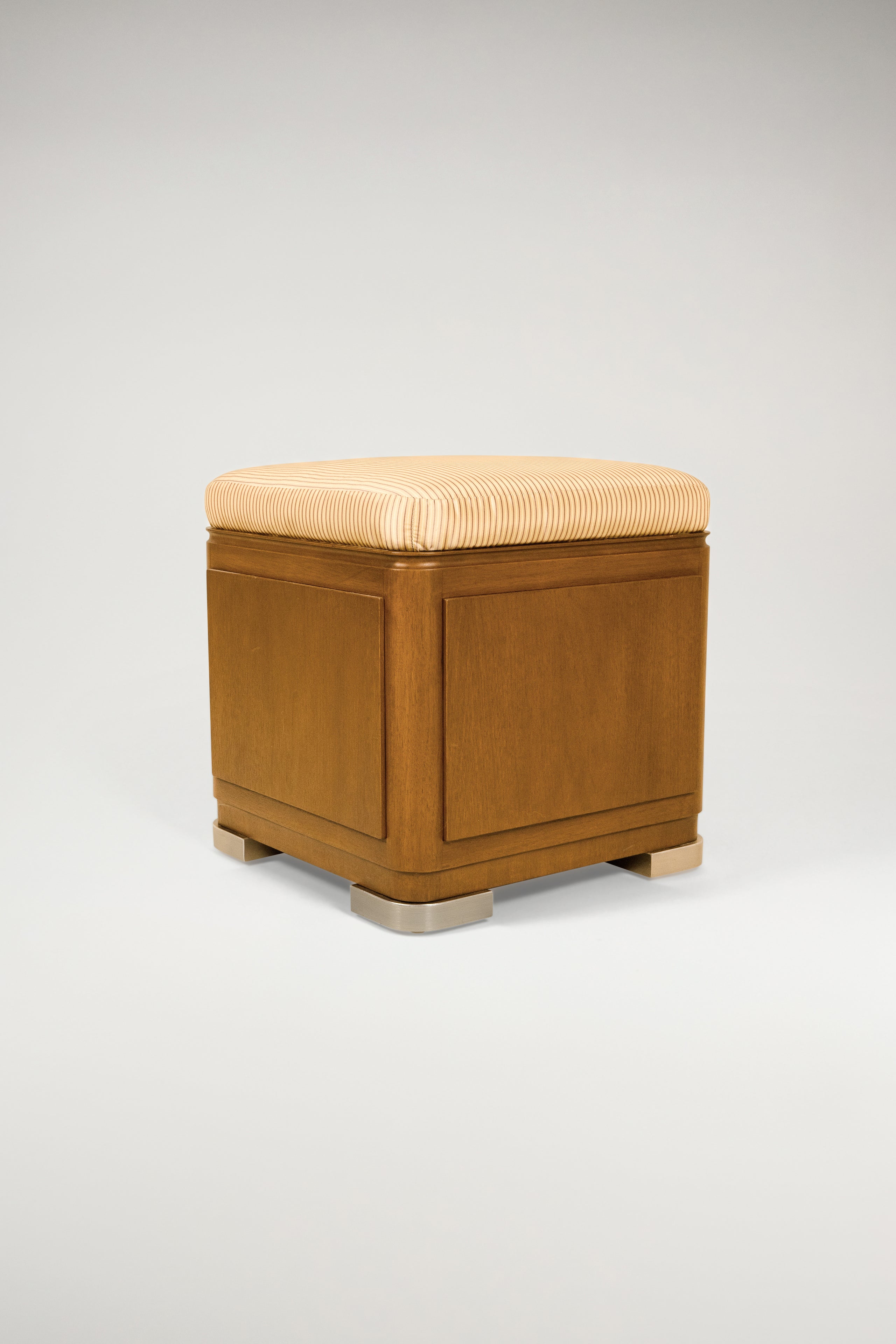 TTMM Silver Footed Ottoman