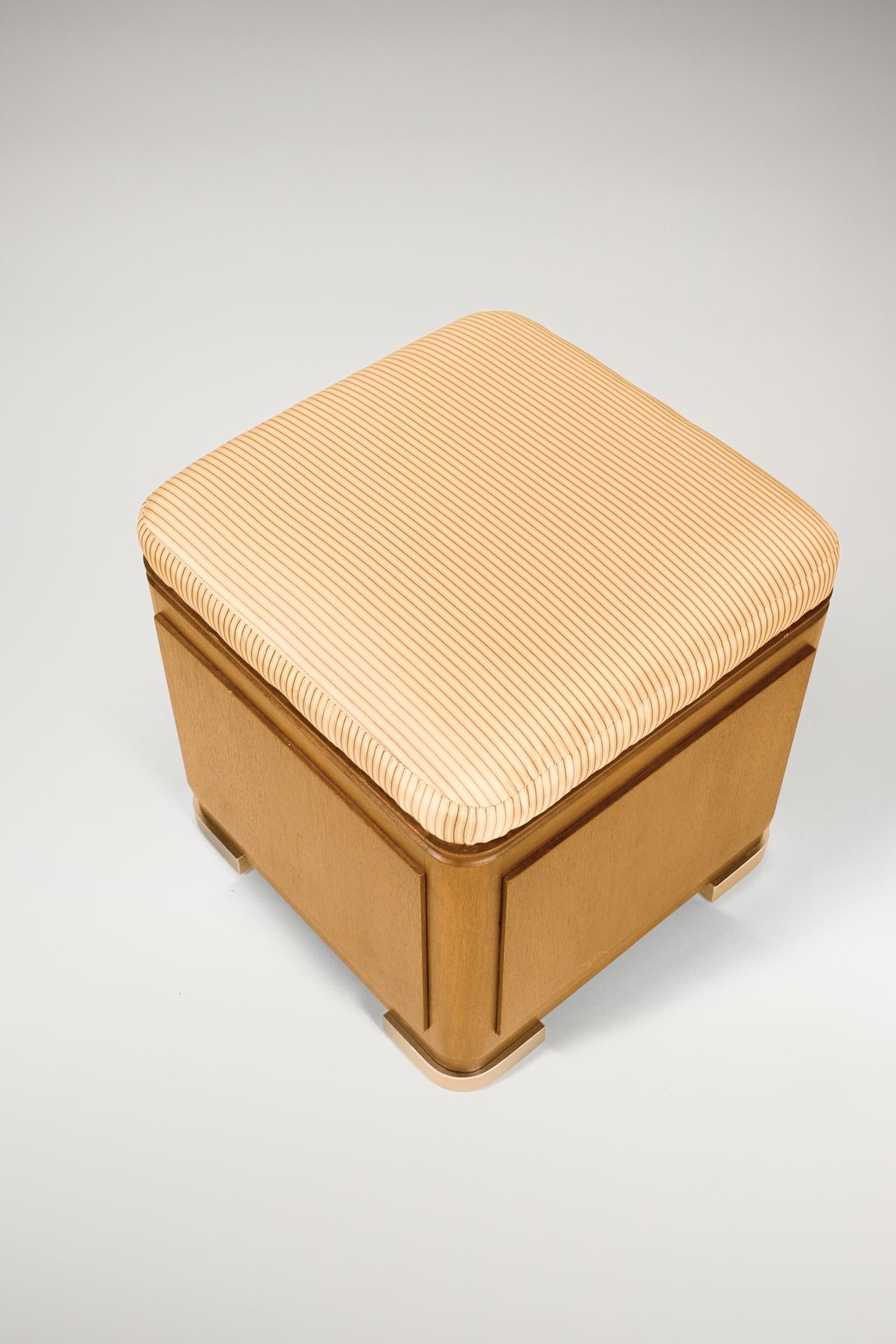 TTMM Silver Footed Ottoman