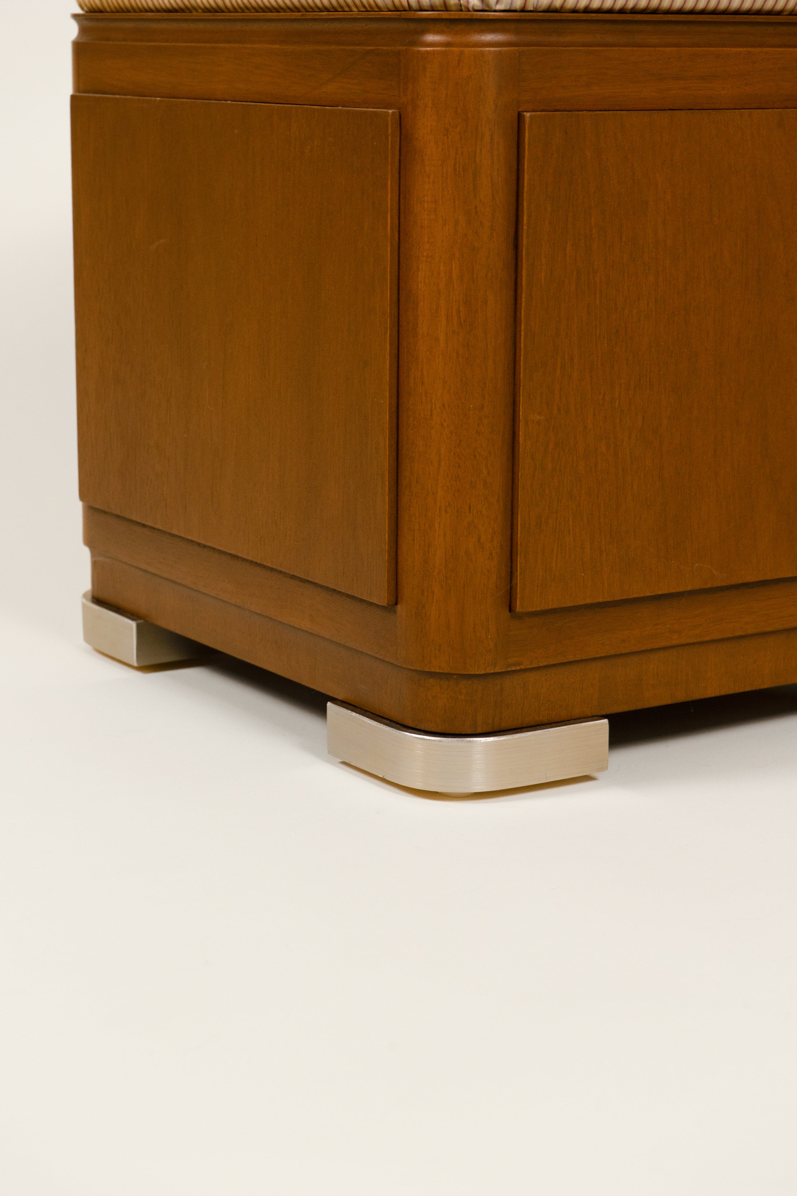 TTMM Silver Footed Ottoman